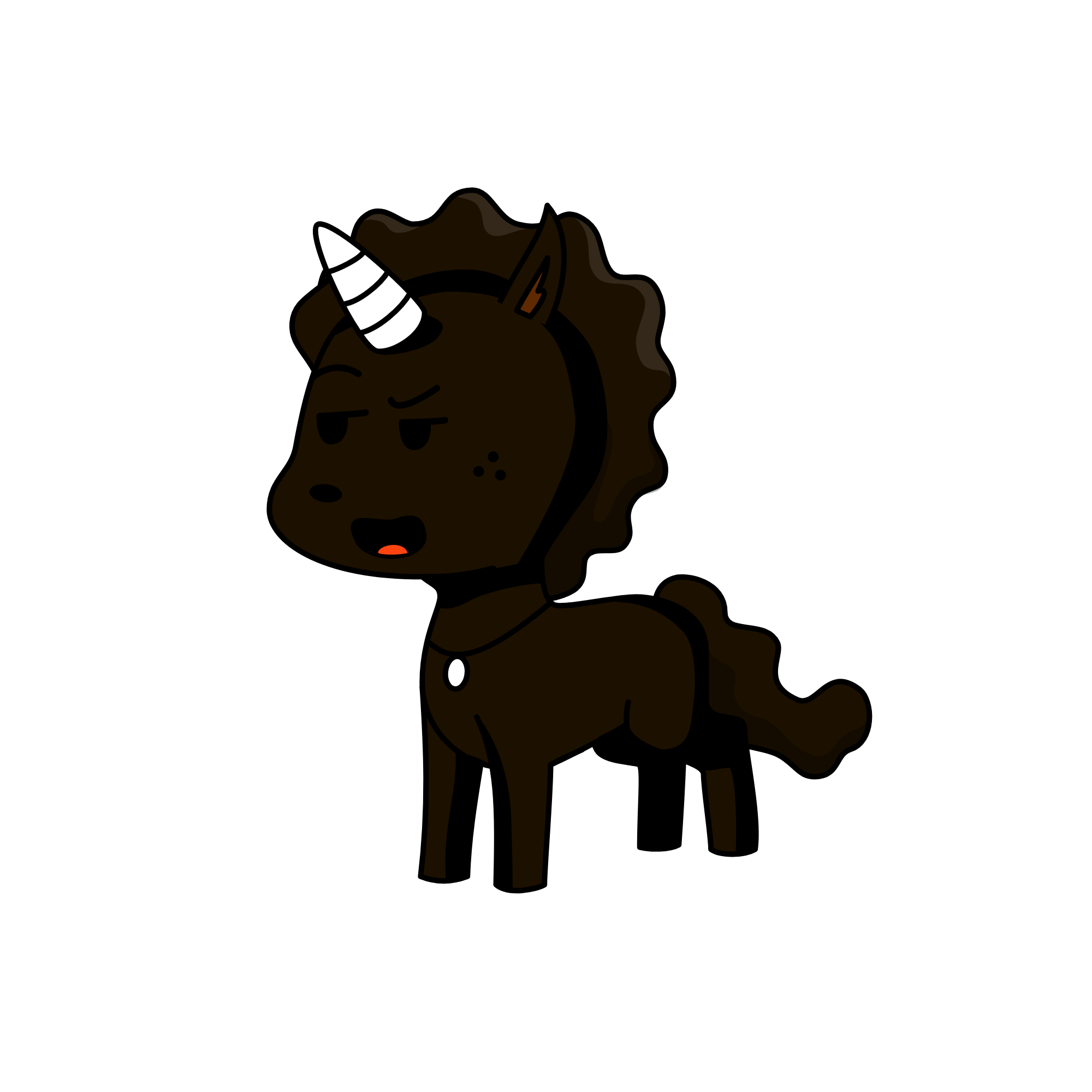 shit fuck damn ass bitch, the unicorn
