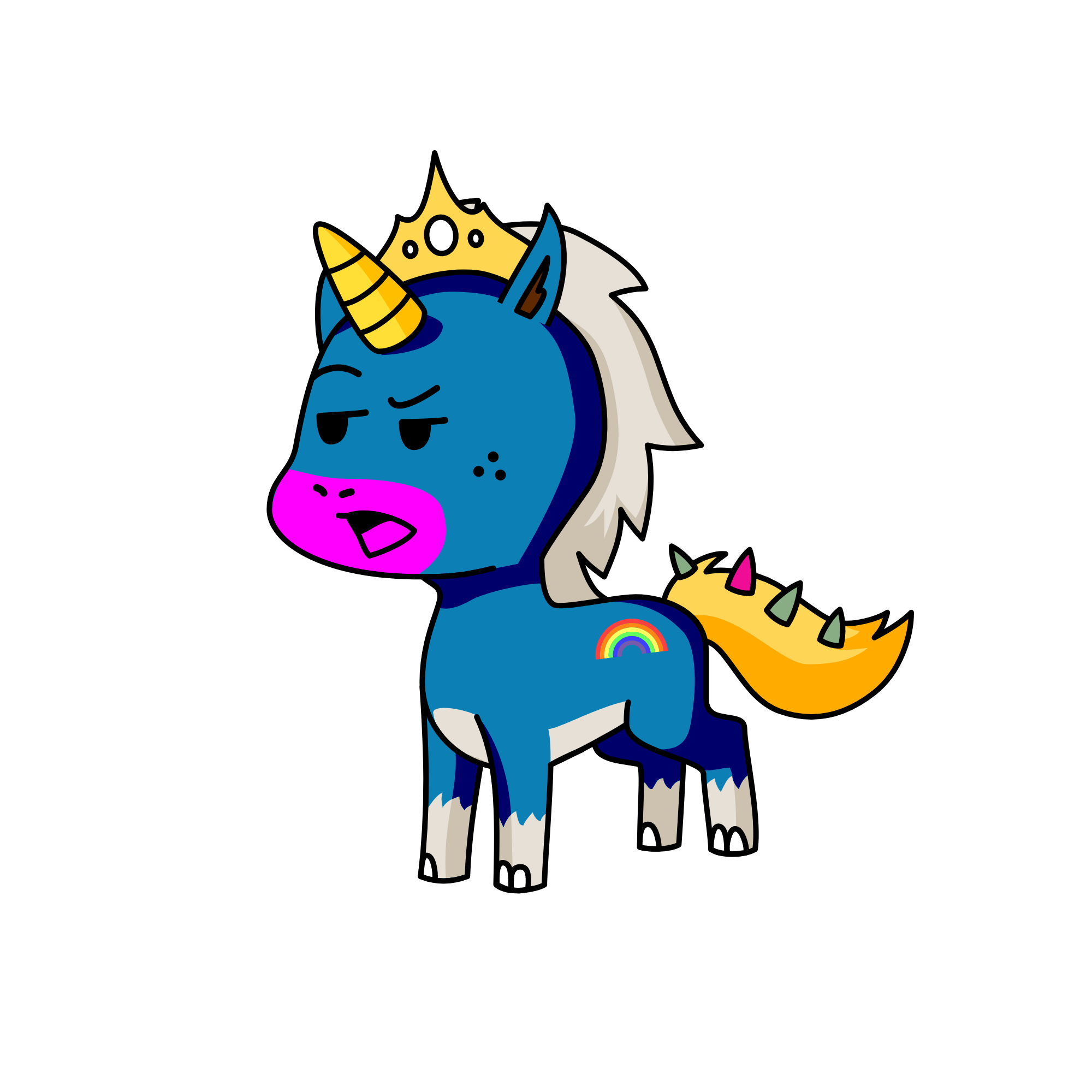 e, the unicorn