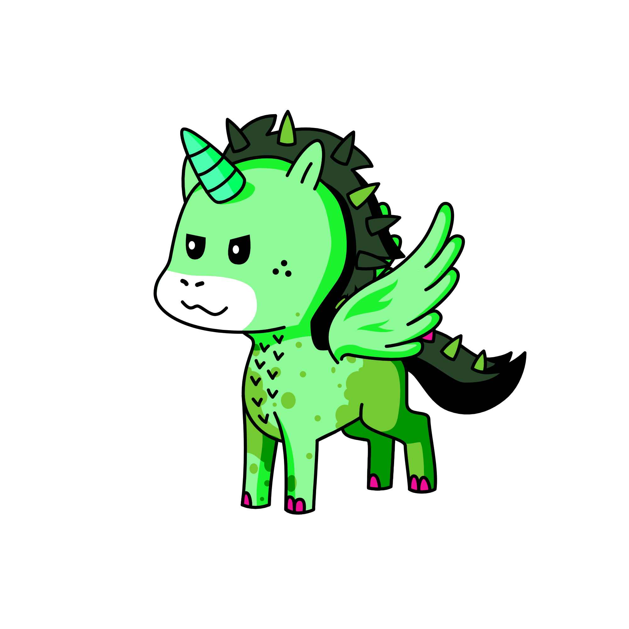 Sart the Dragon, the unicorn