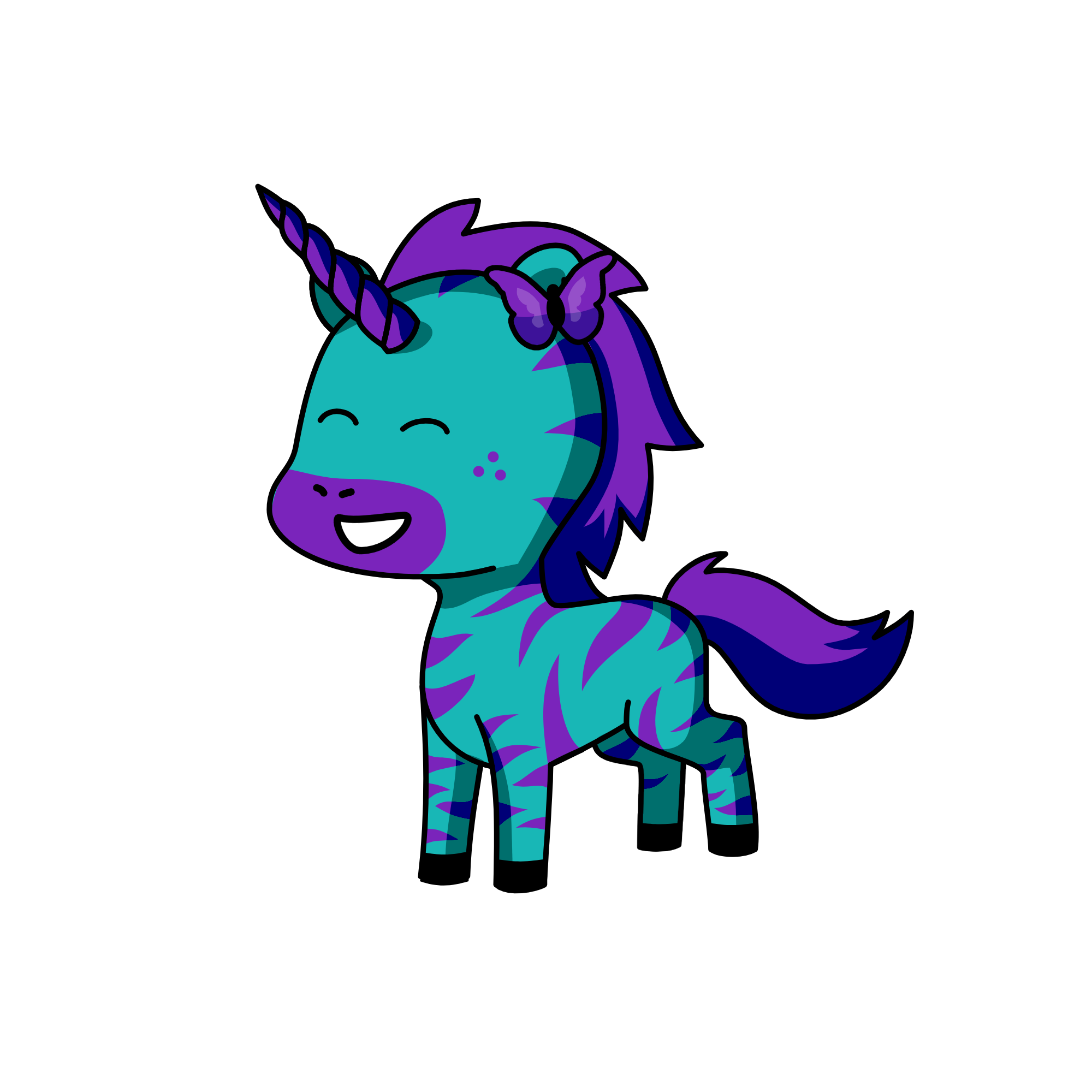 Zebra, the unicorn