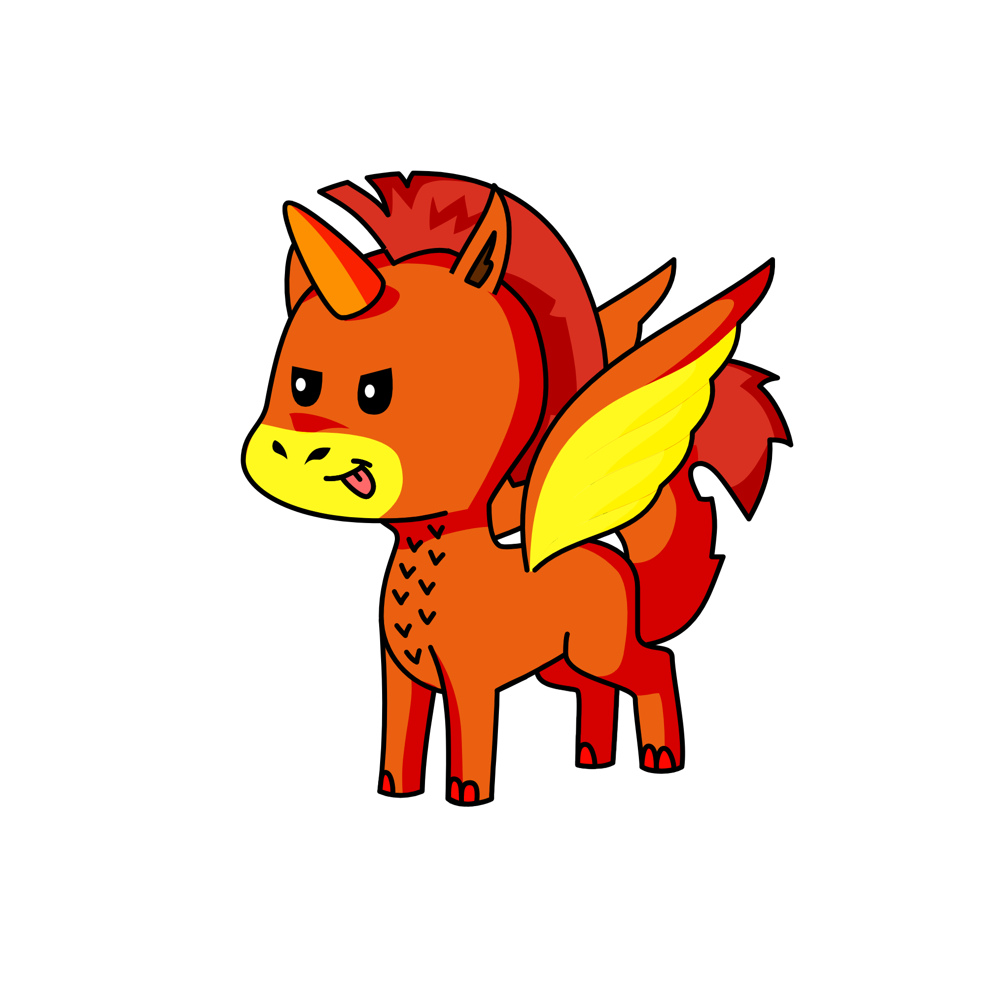 Ember, the unicorn
