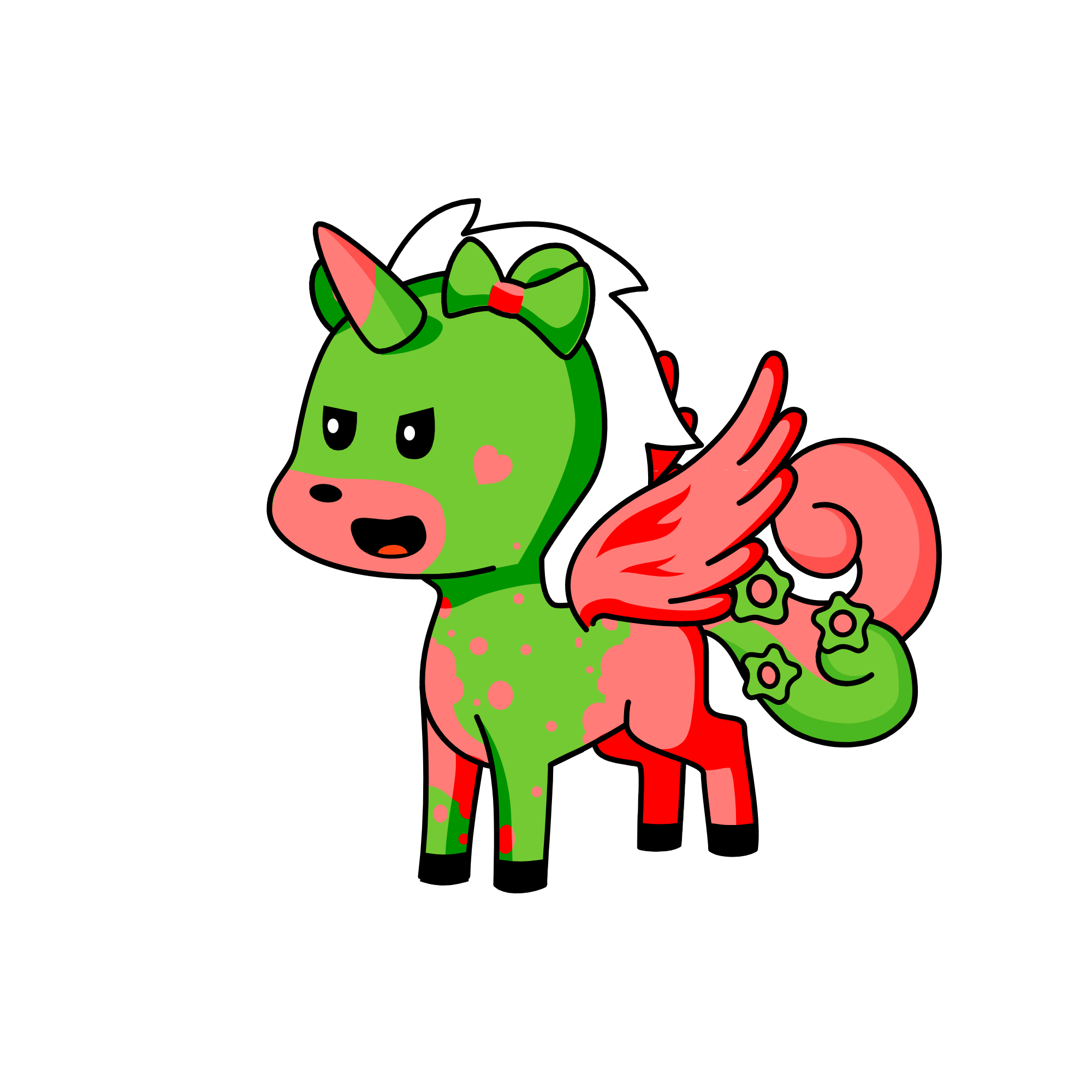 Watermelon, the unicorn