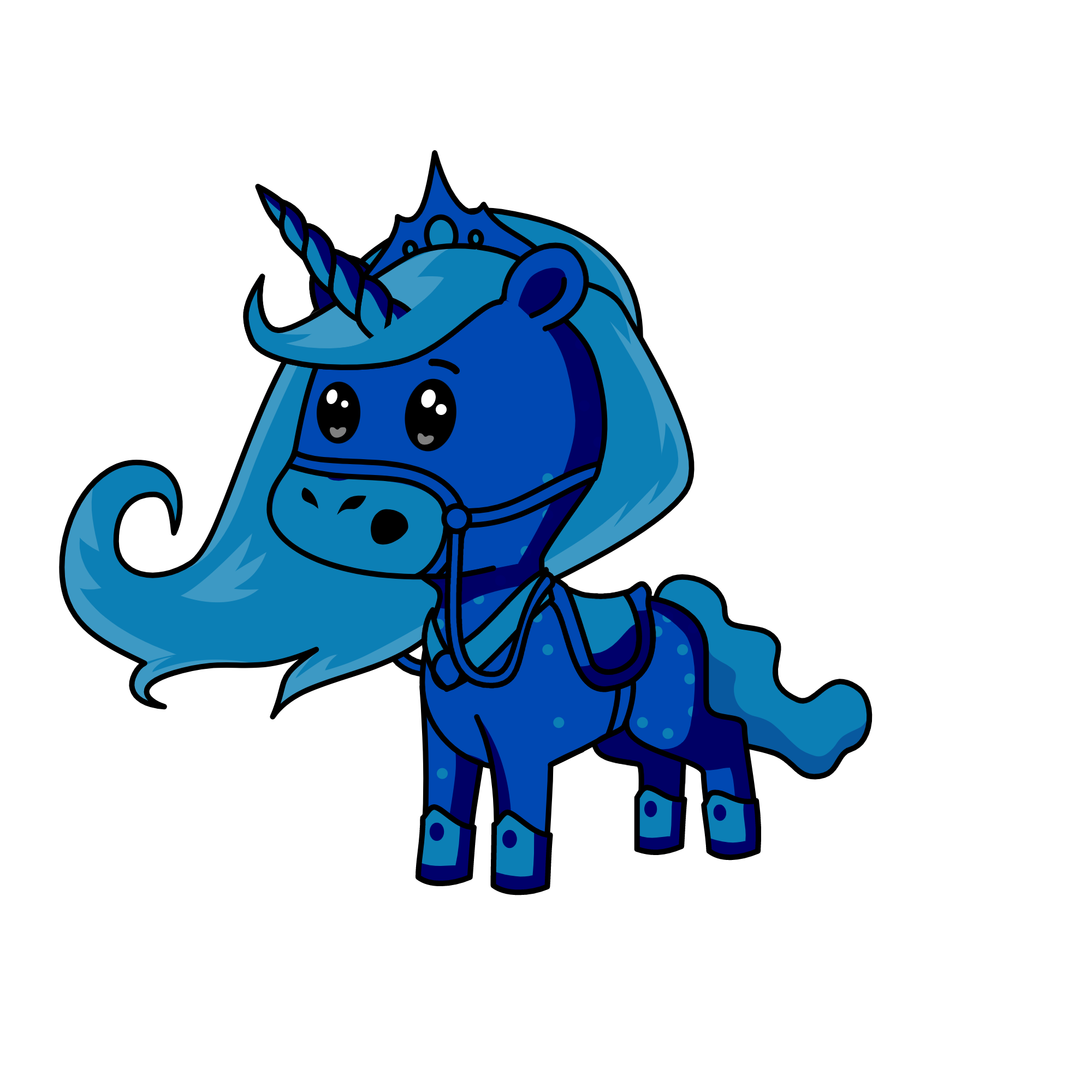 Sea of the sea gem, the unicorn