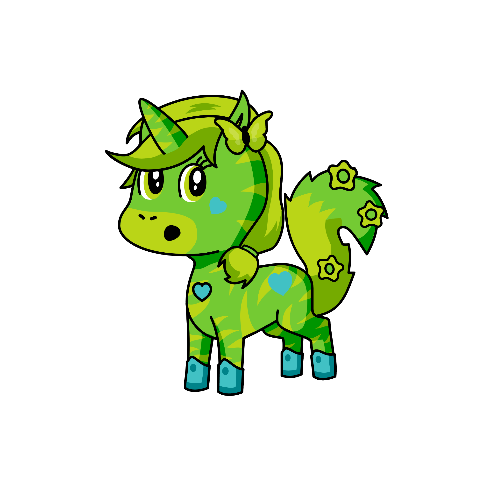 Plant of the gem of plant, the unicorn