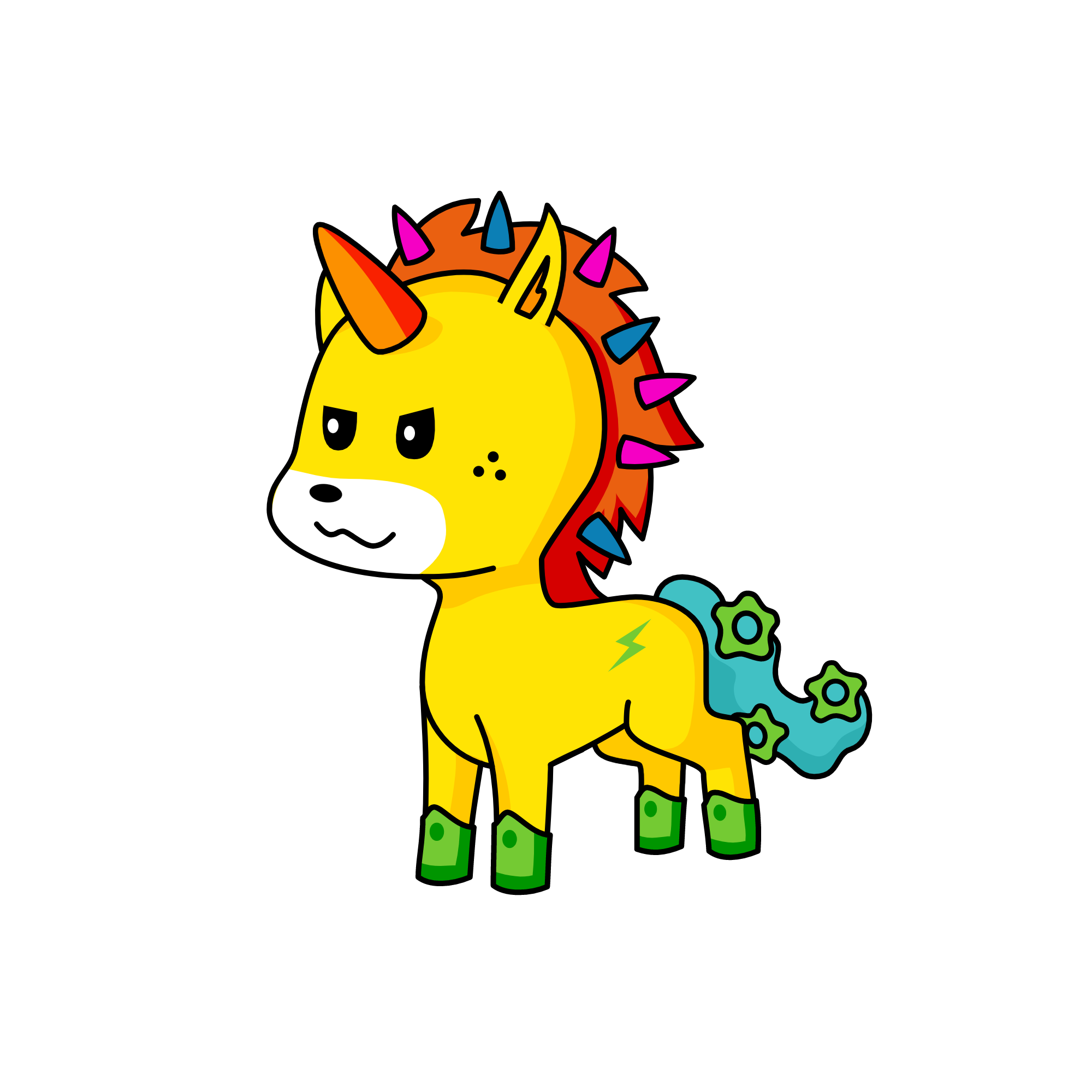itsdraconitedragon, the unicorn