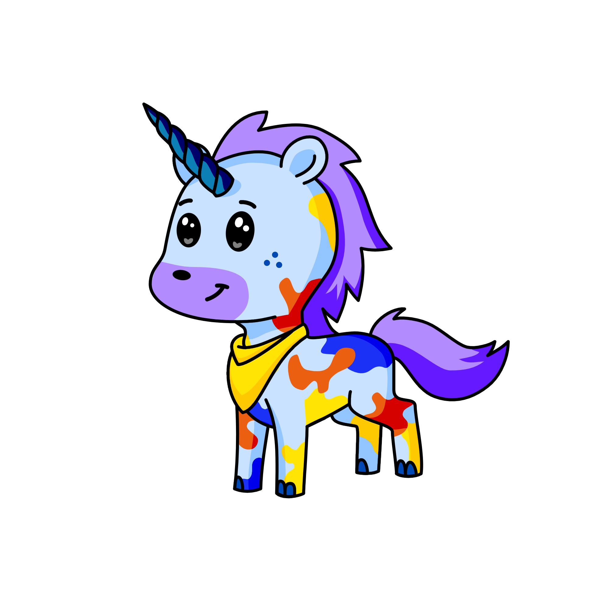 Fuzz, the unicorn