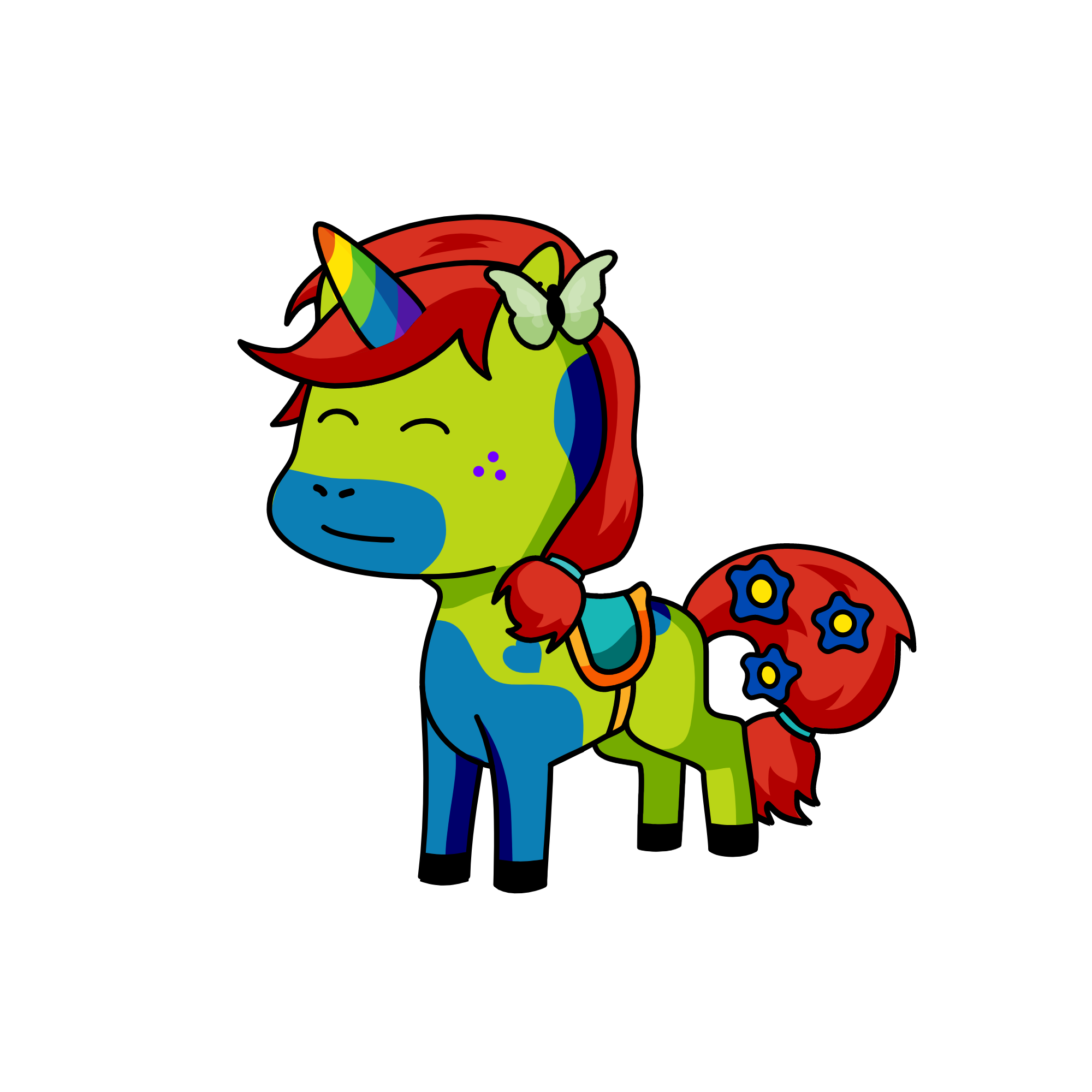 Lucky, the unicorn
