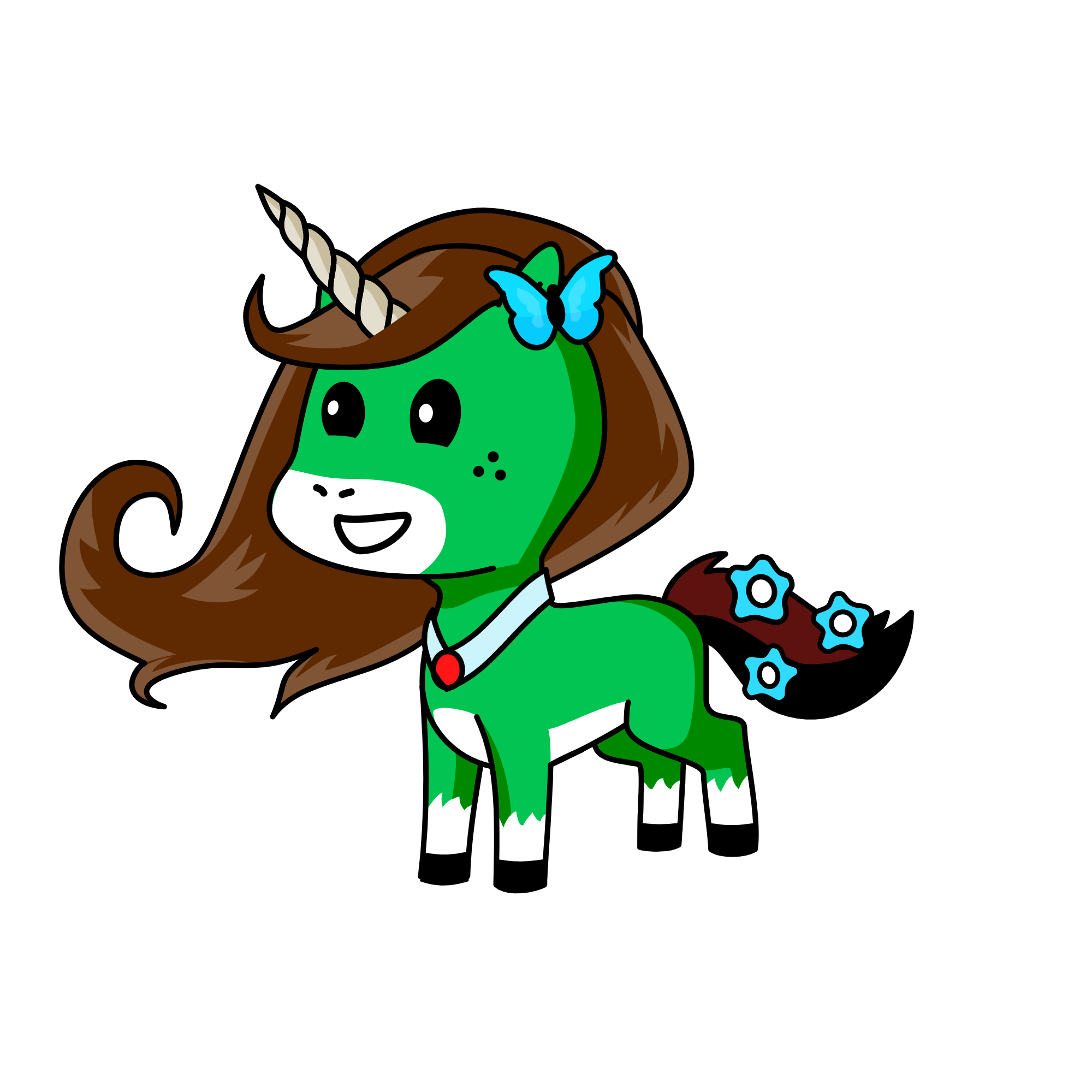 Lucky, the unicorn