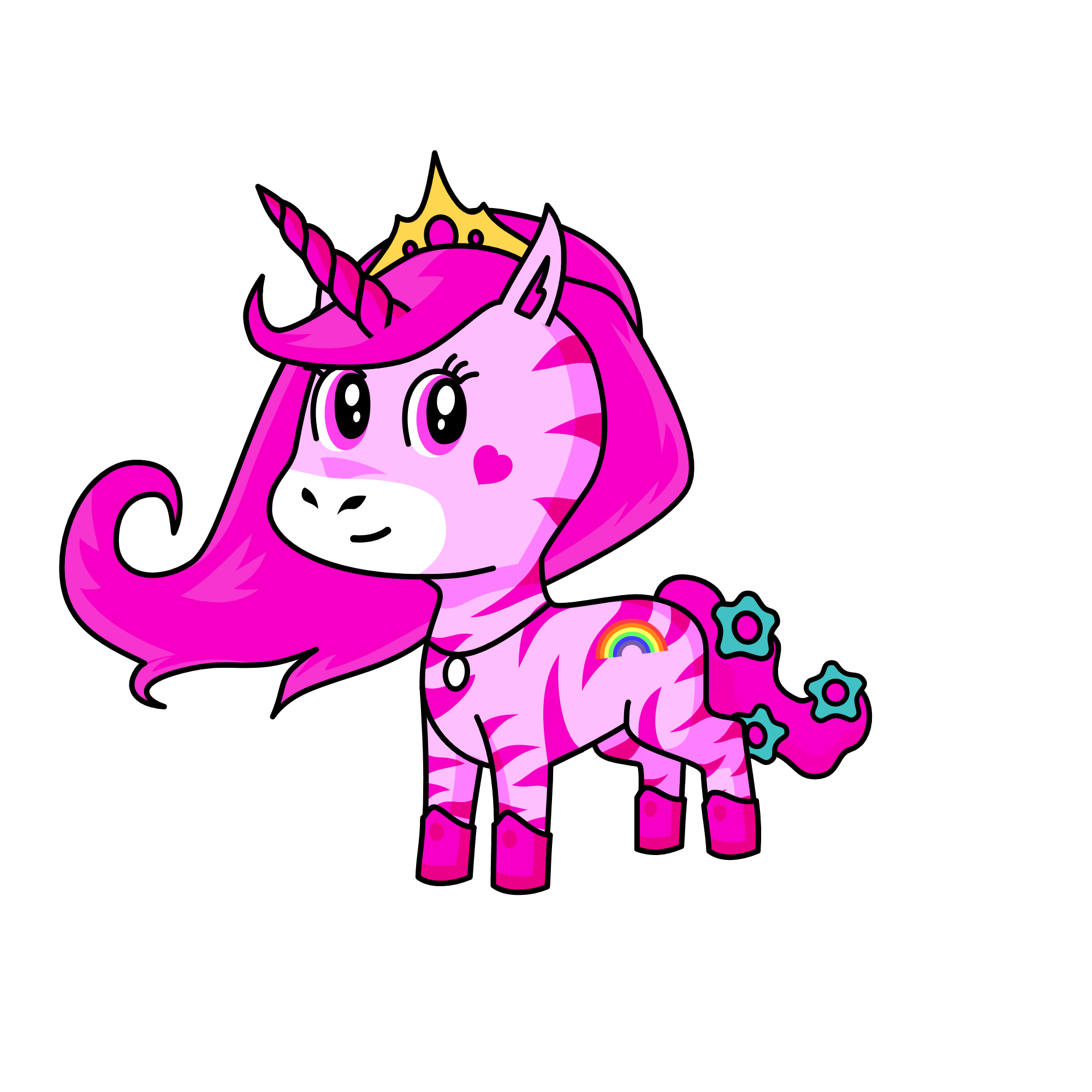 pinky, the unicorn