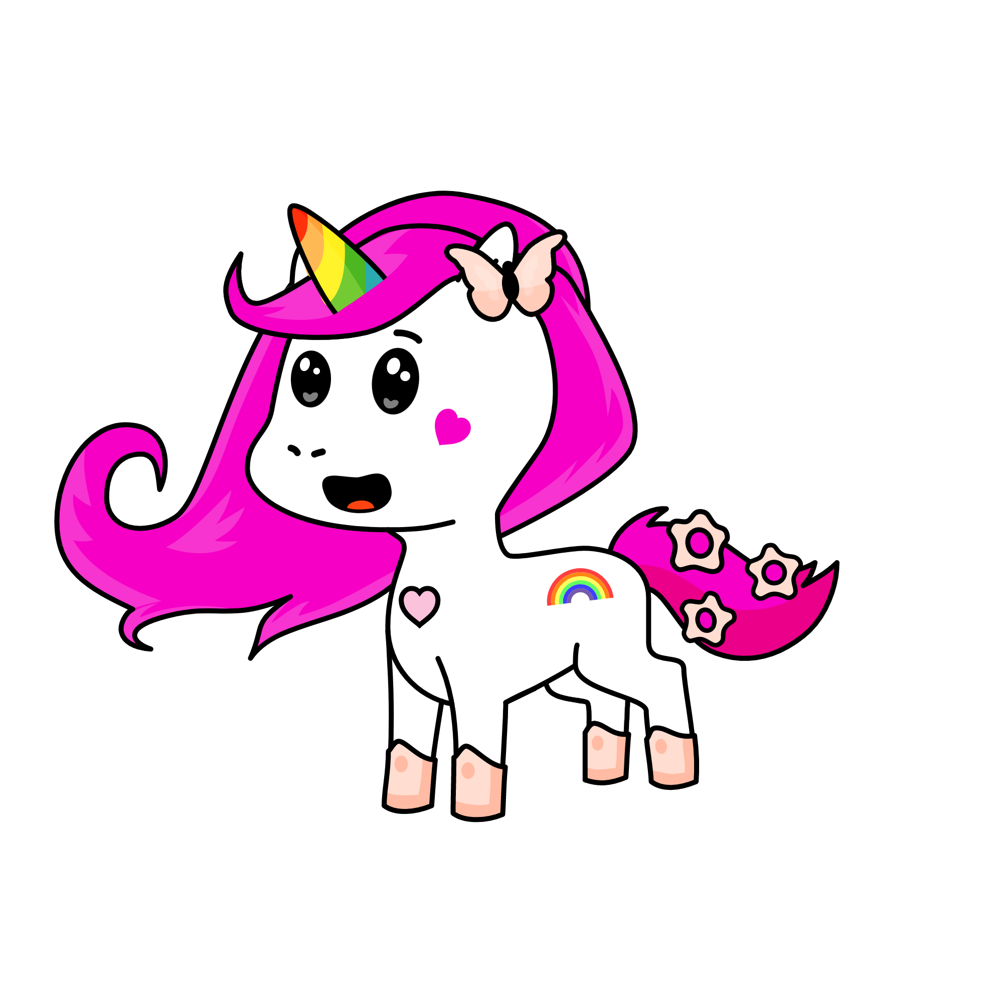 rainbow, the unicorn