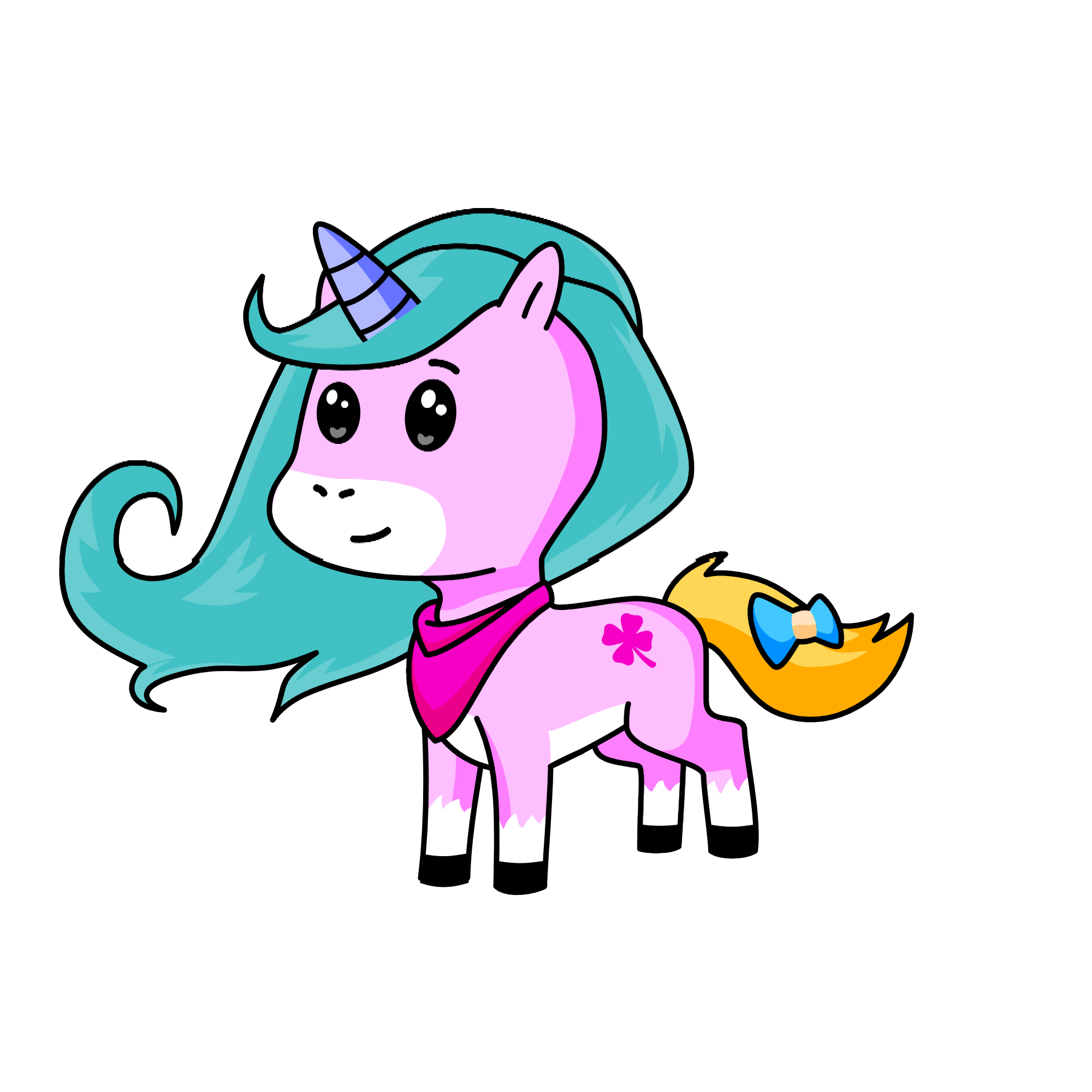 Cutie horn💜, the unicorn