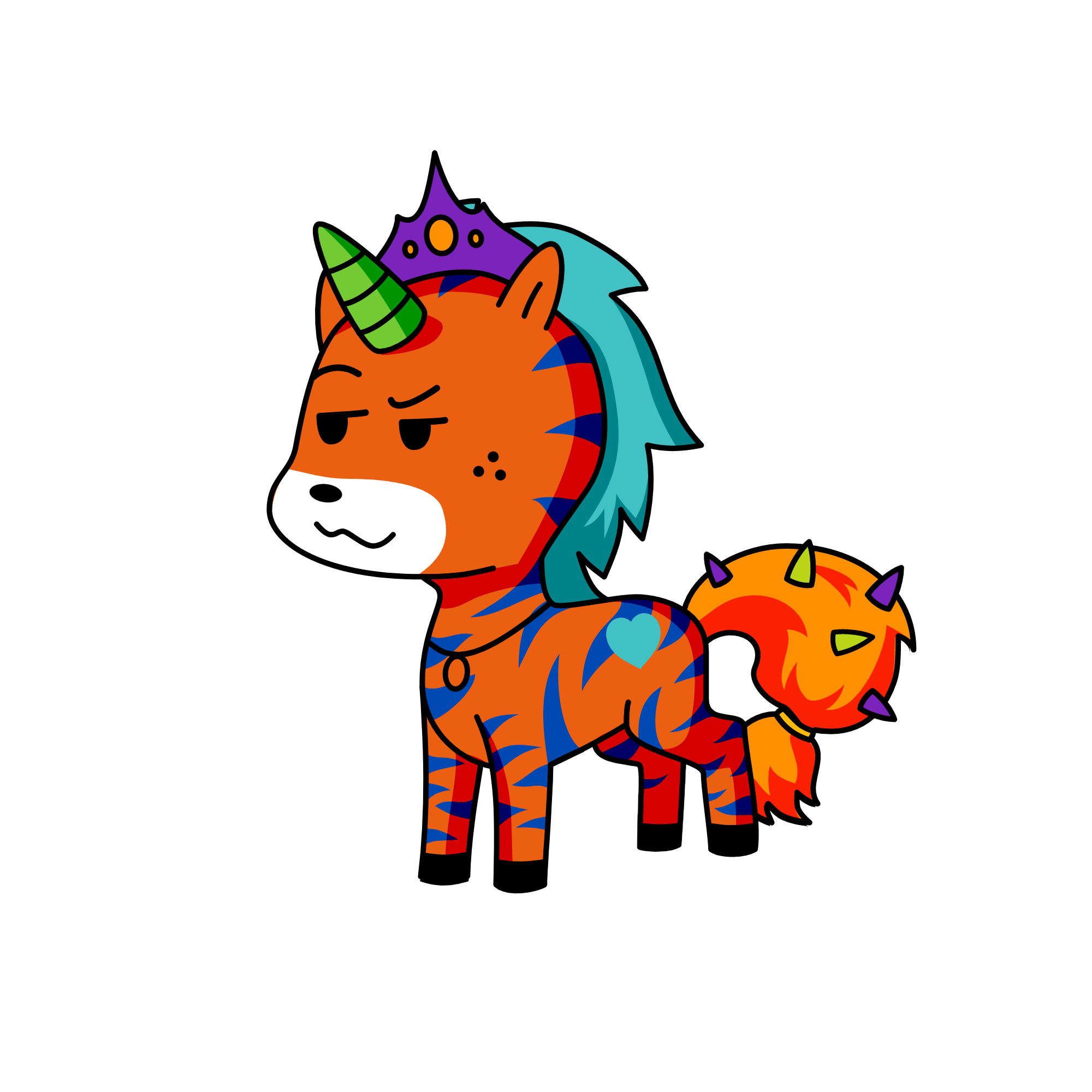 random, the unicorn