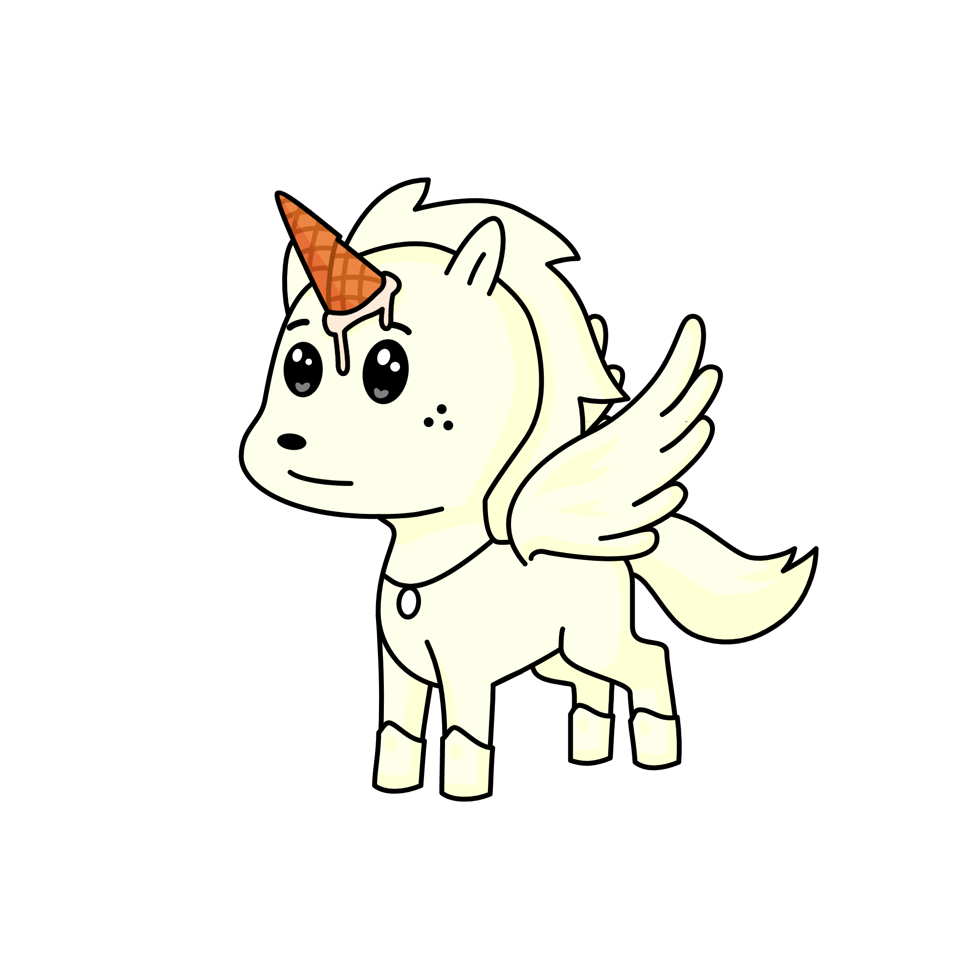 Lemon shiffon 🍋, the unicorn