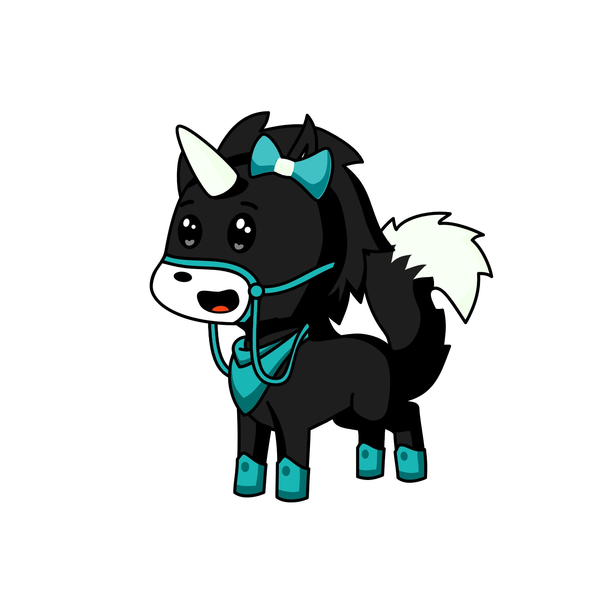 Husky, the unicorn
