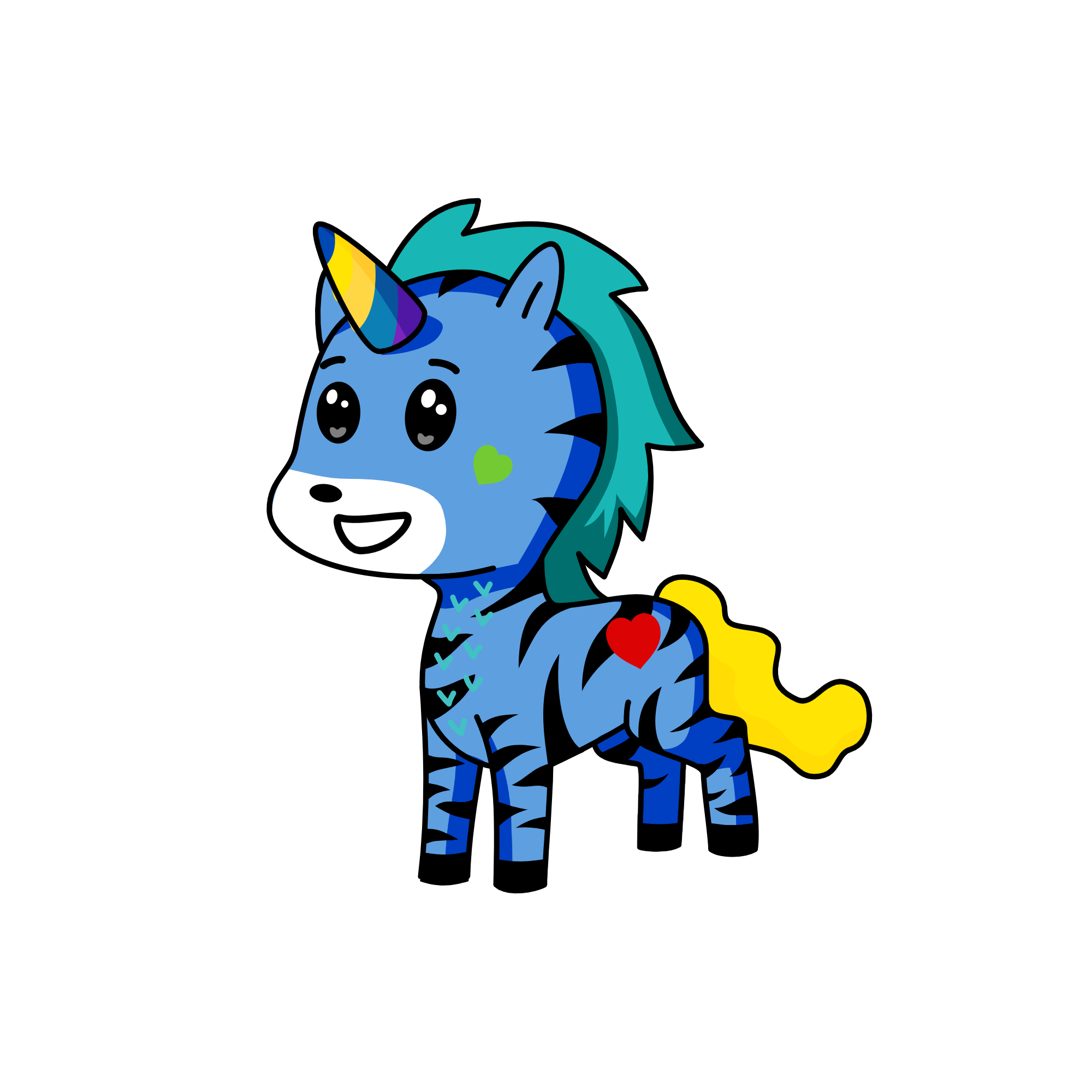 Snowy, the unicorn