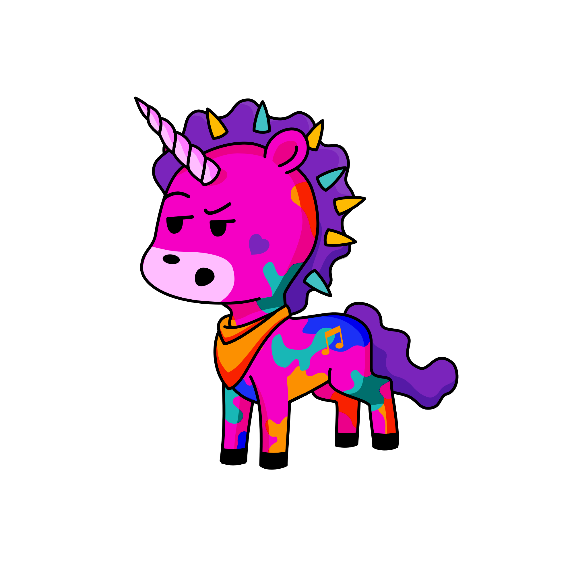 Fruity, the unicorn