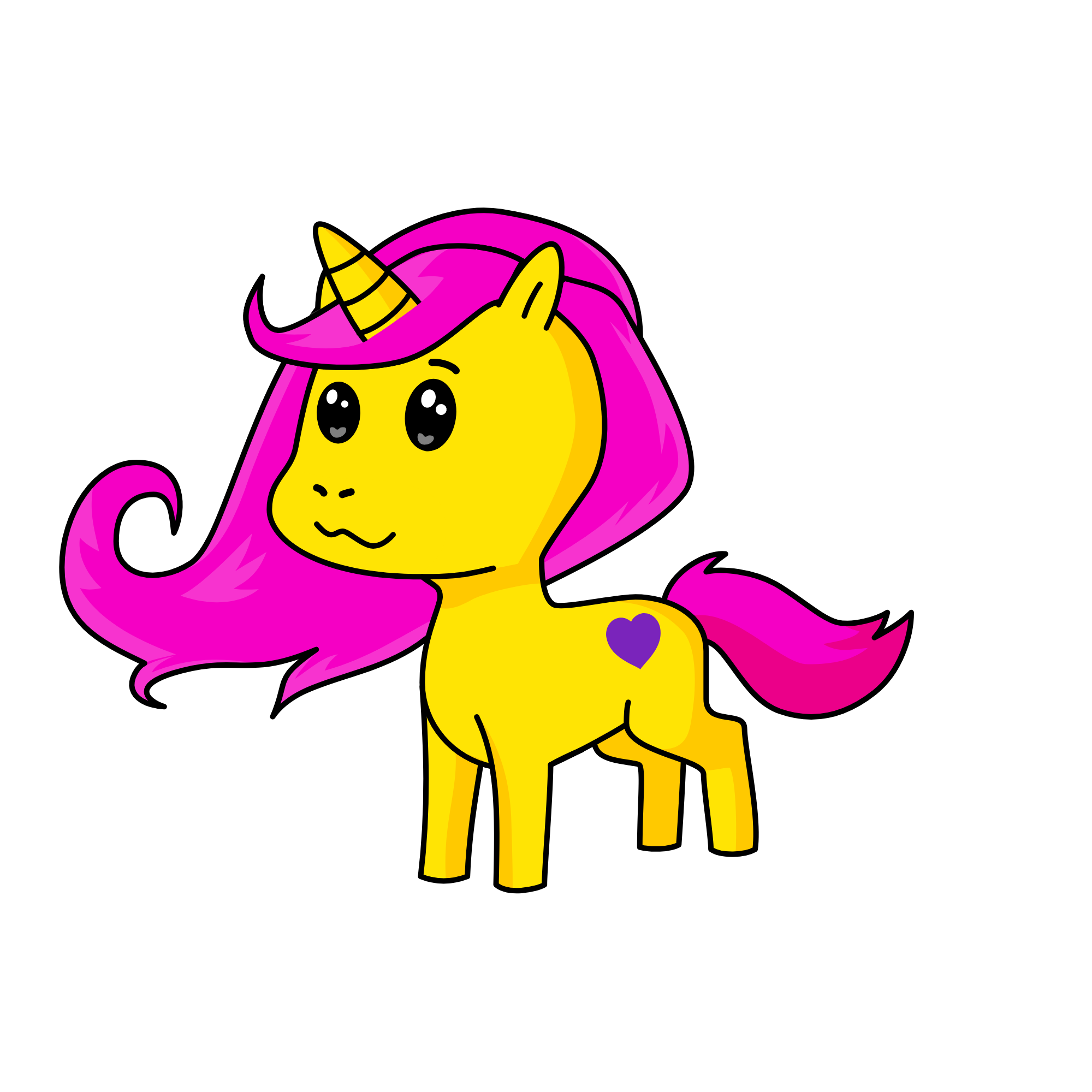 Fluttershy, the unicorn