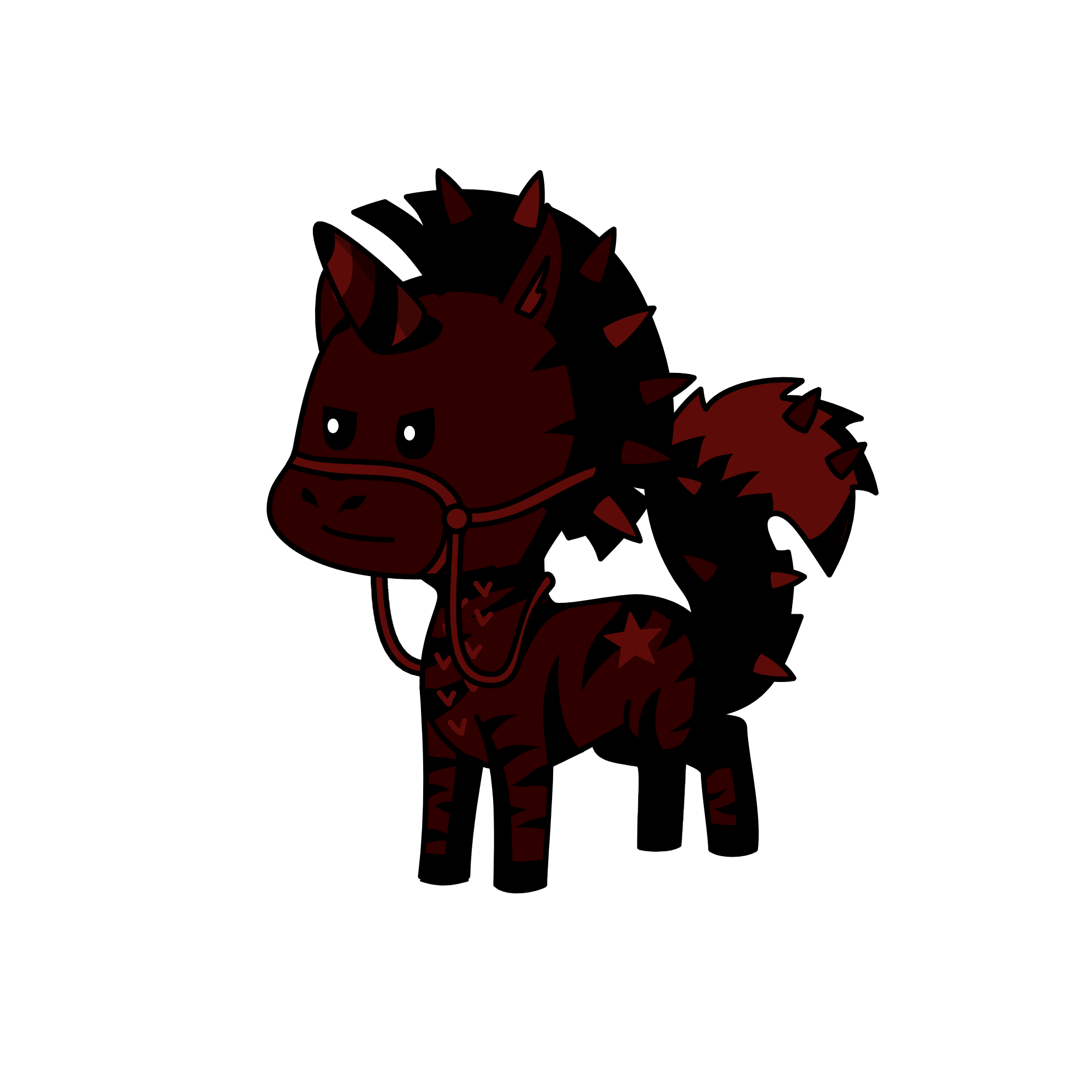 The Black Night, the unicorn