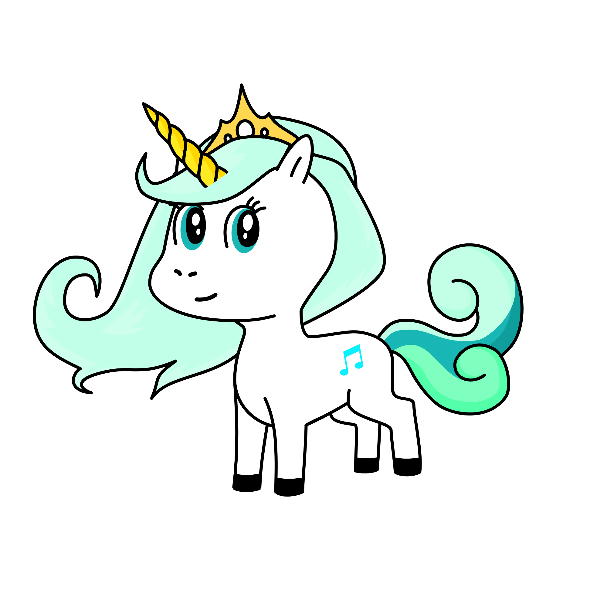 Lady Molody, the unicorn