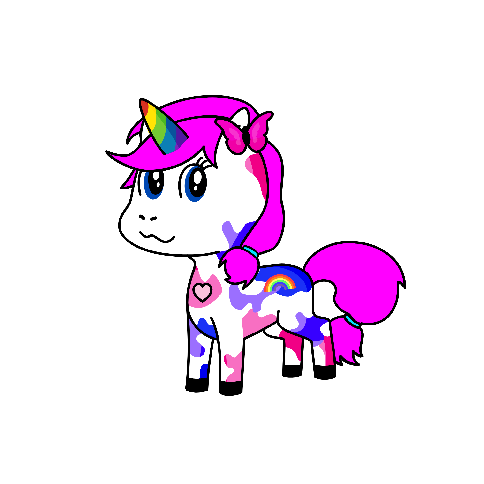 Lady Craycray, the unicorn