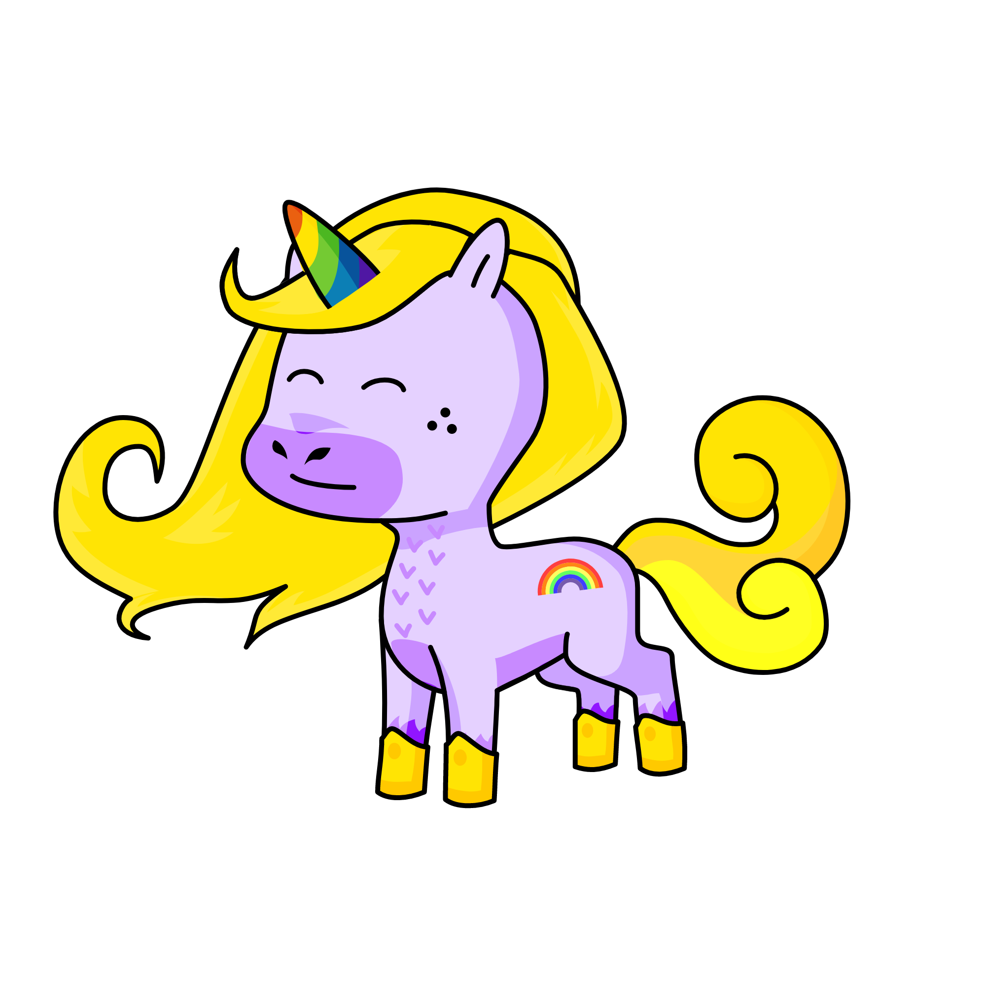 Melody, the unicorn