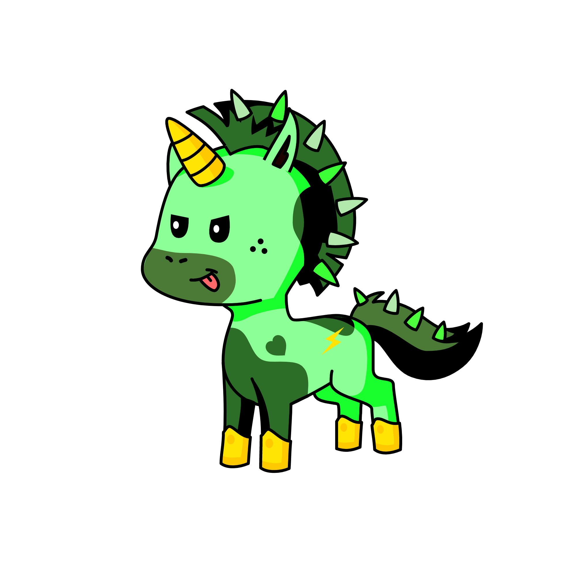 King Cotton Candy, the unicorn