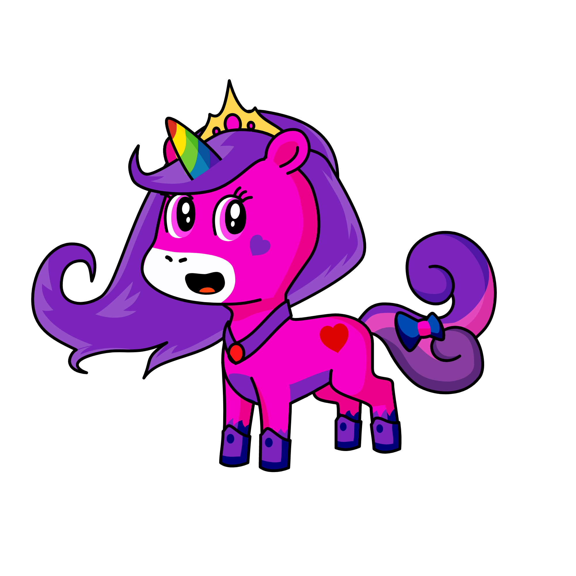 Queen, the unicorn