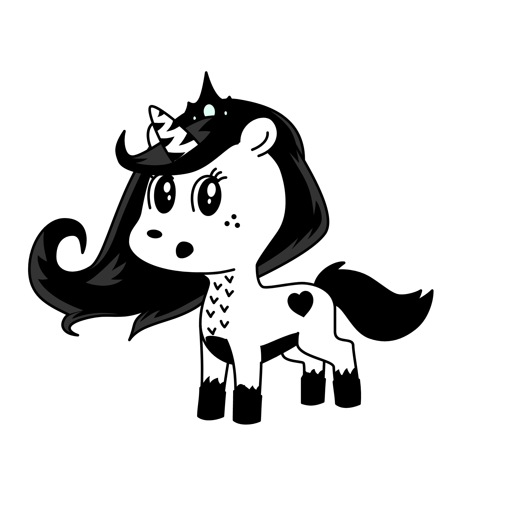 Raven, the unicorn