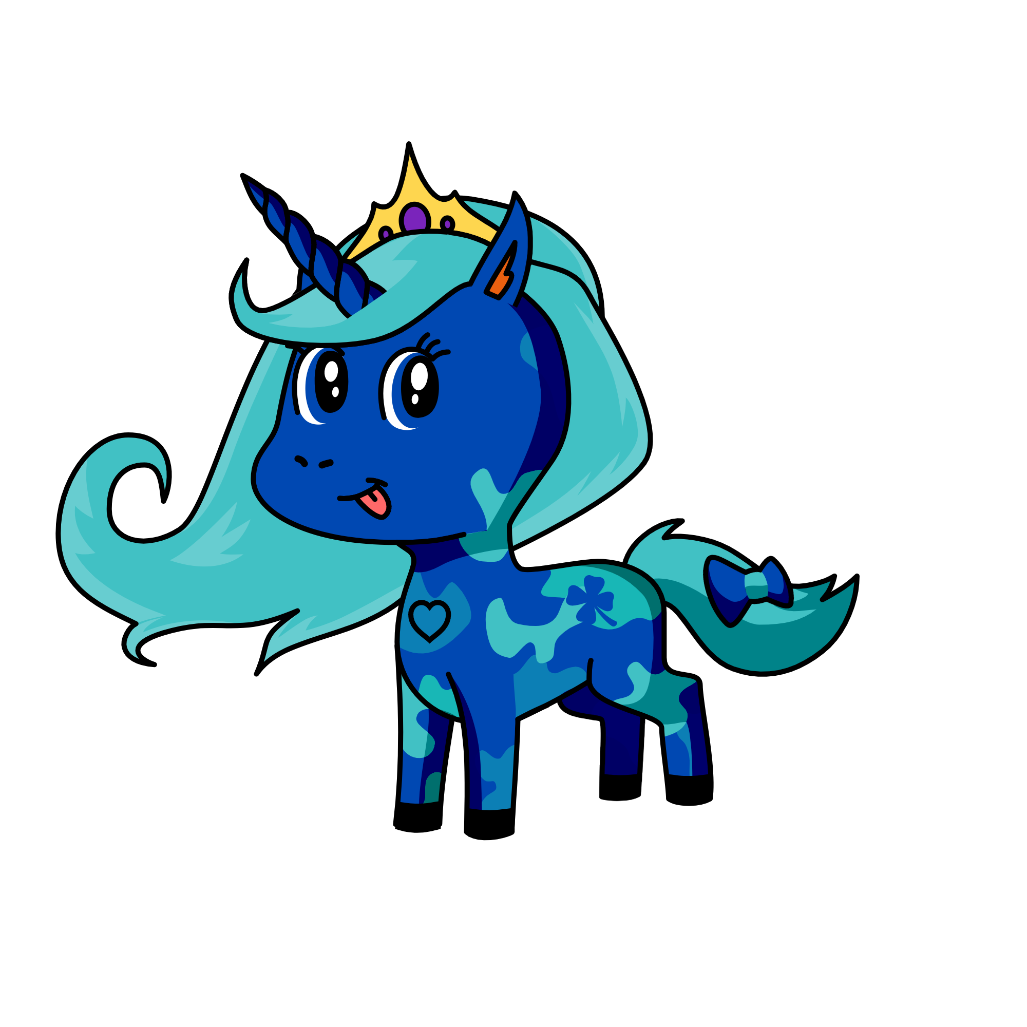 Snowie, the unicorn