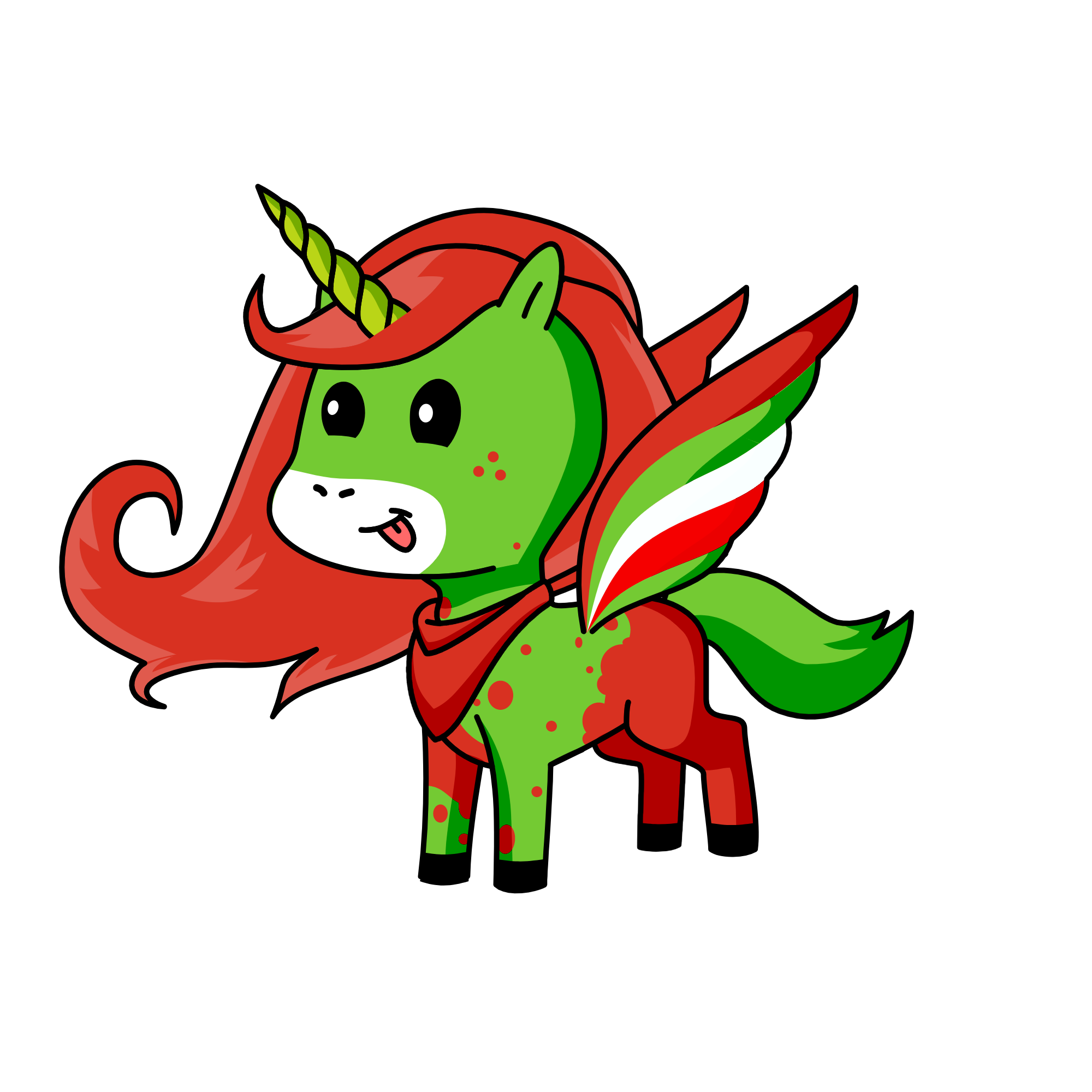 X-mas, the unicorn