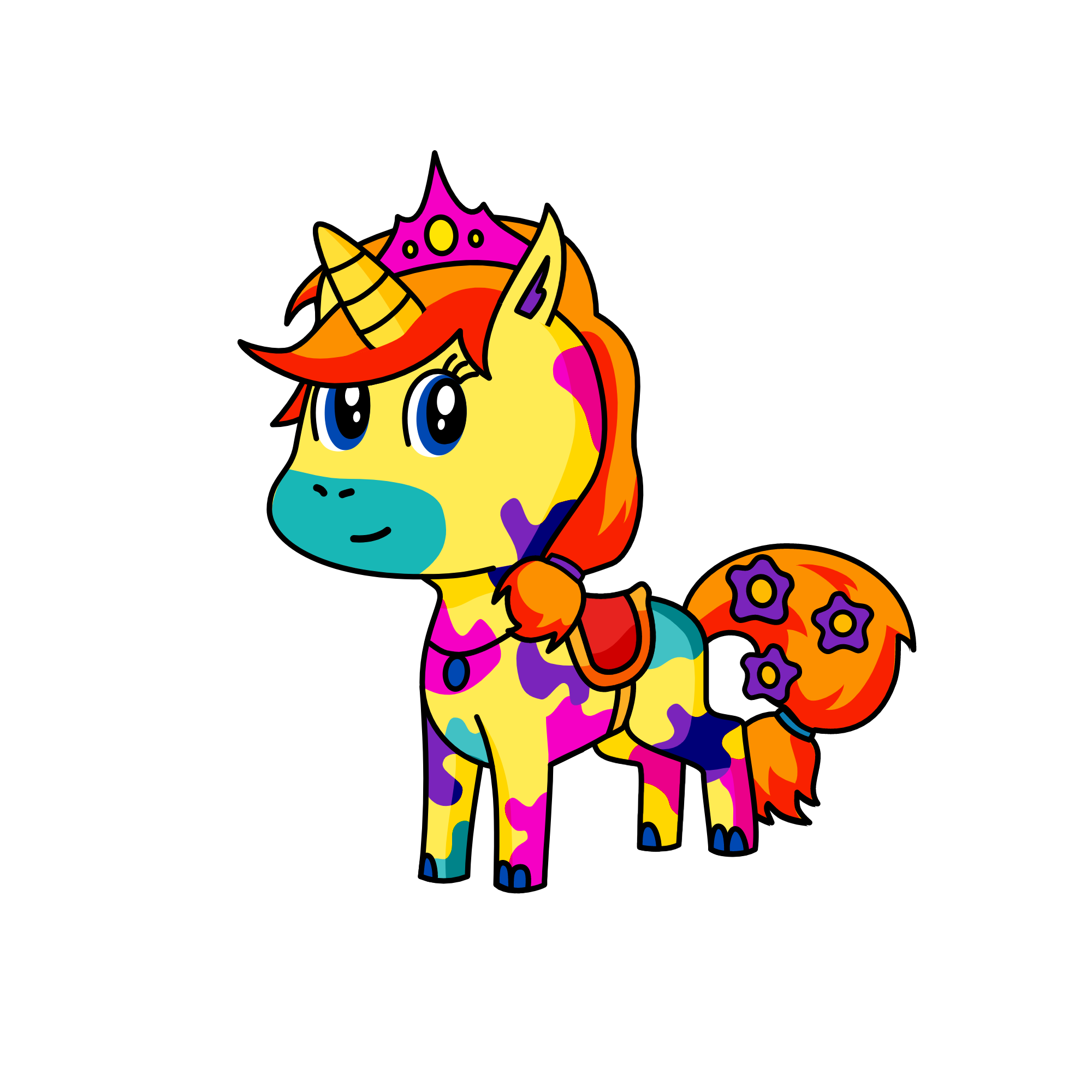 YASMIN, the unicorn
