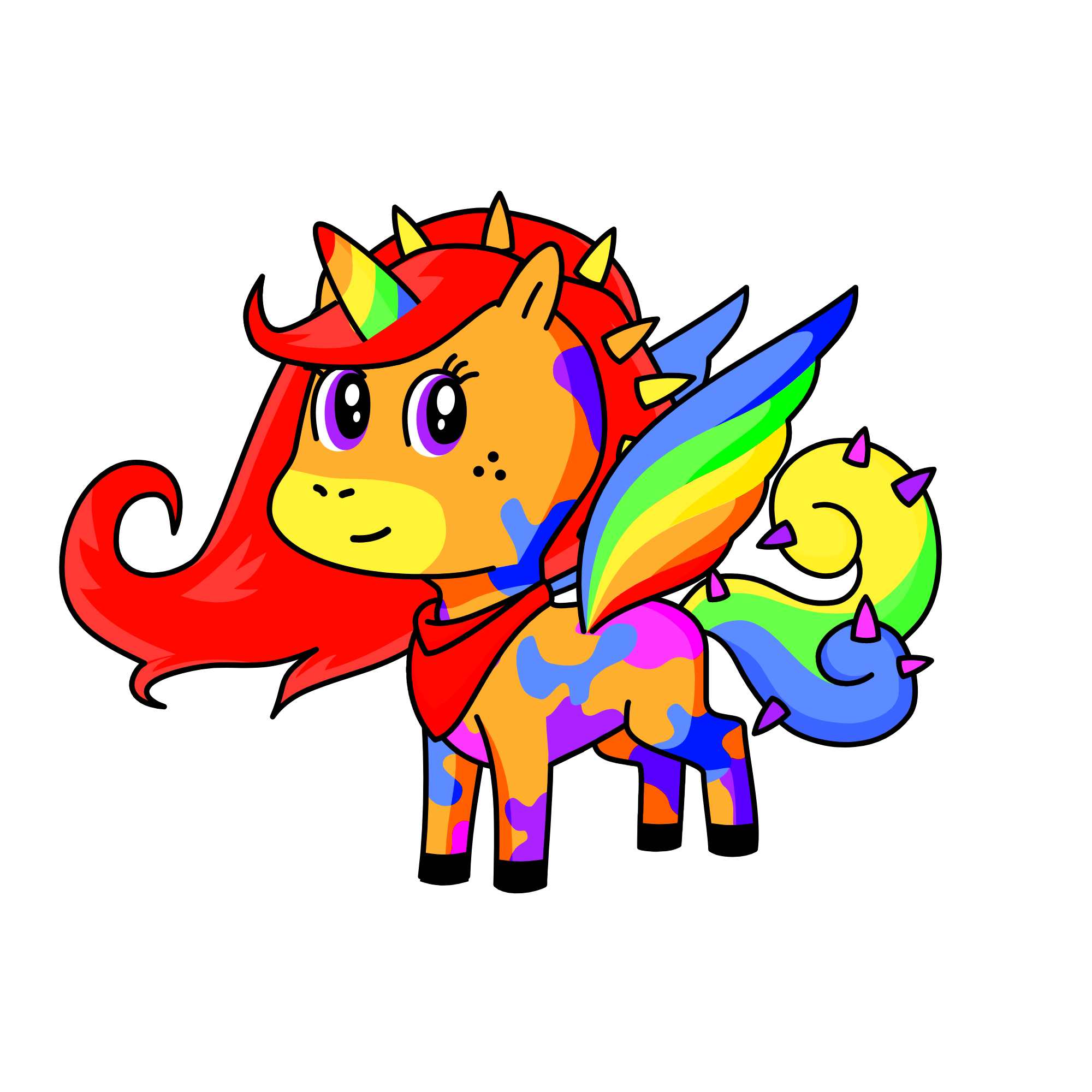 rainbow, the unicorn