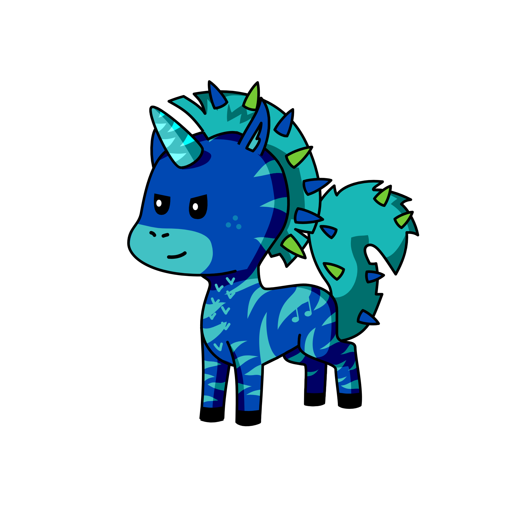 Spike, the unicorn