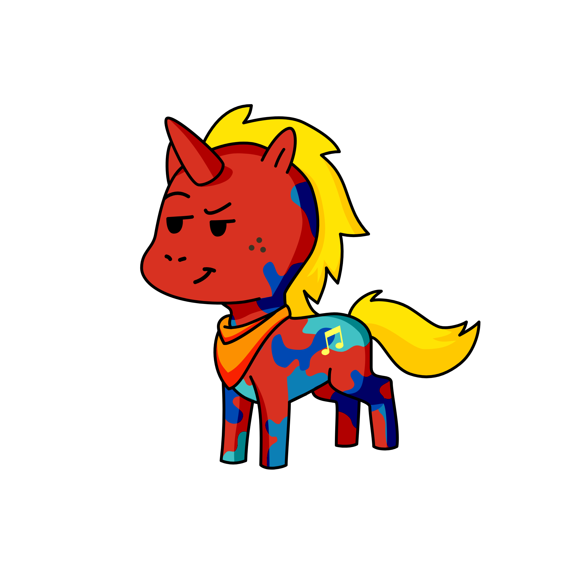 fire, the unicorn