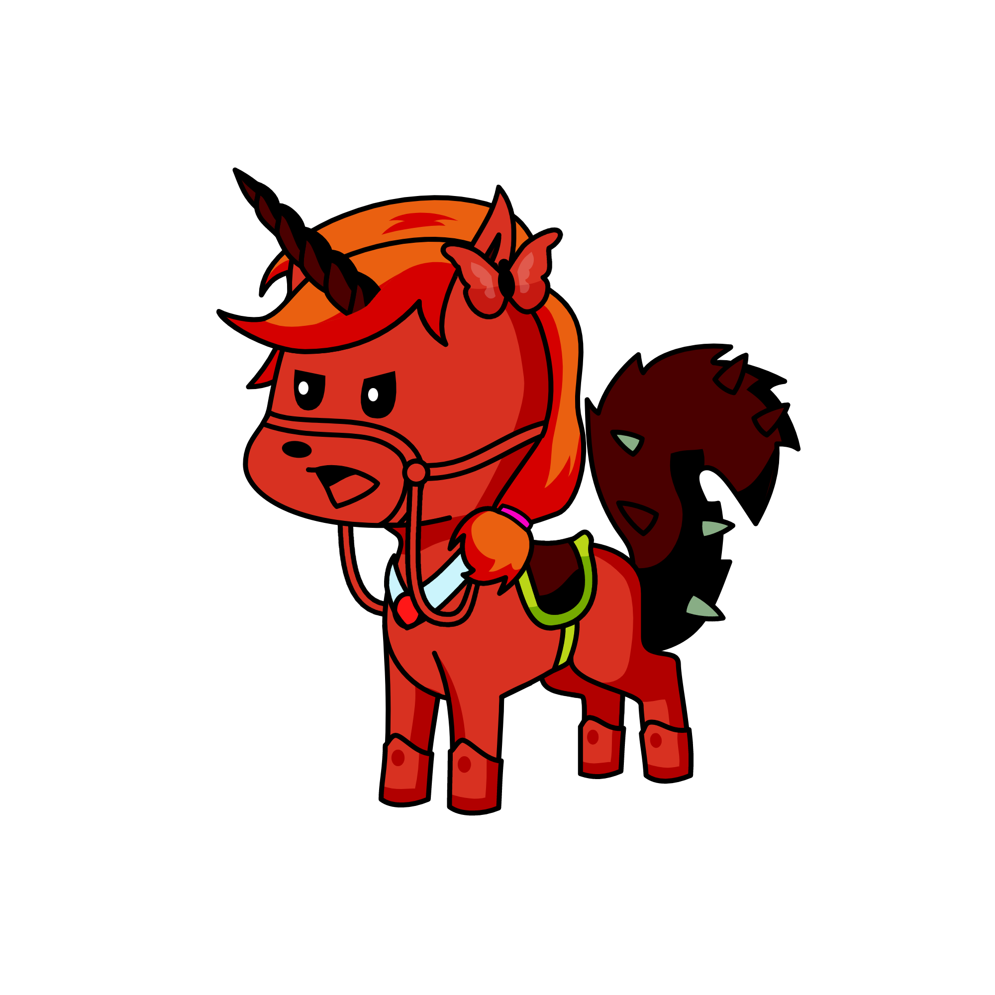 THE EVEL UNICORN, the unicorn