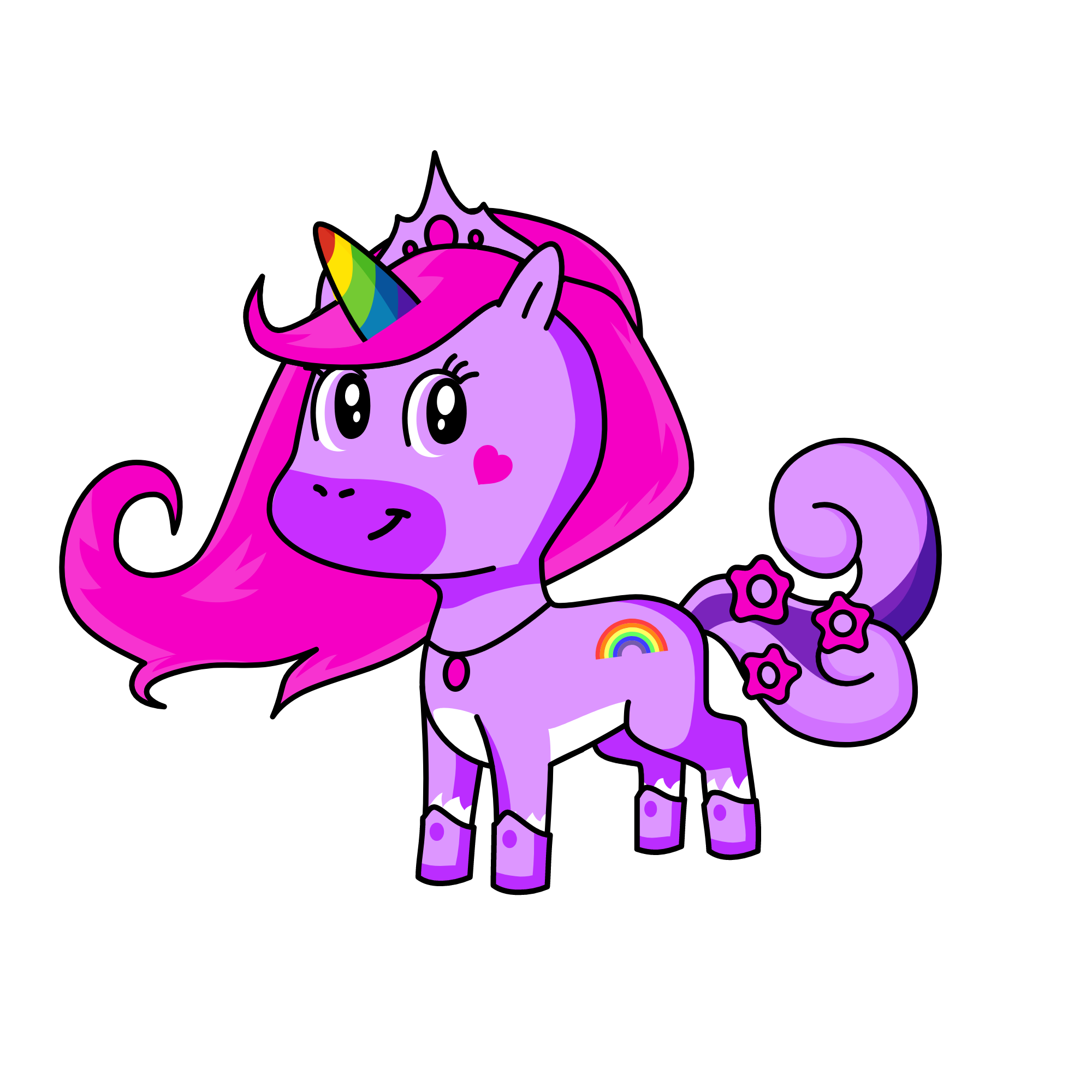 Violet , the unicorn