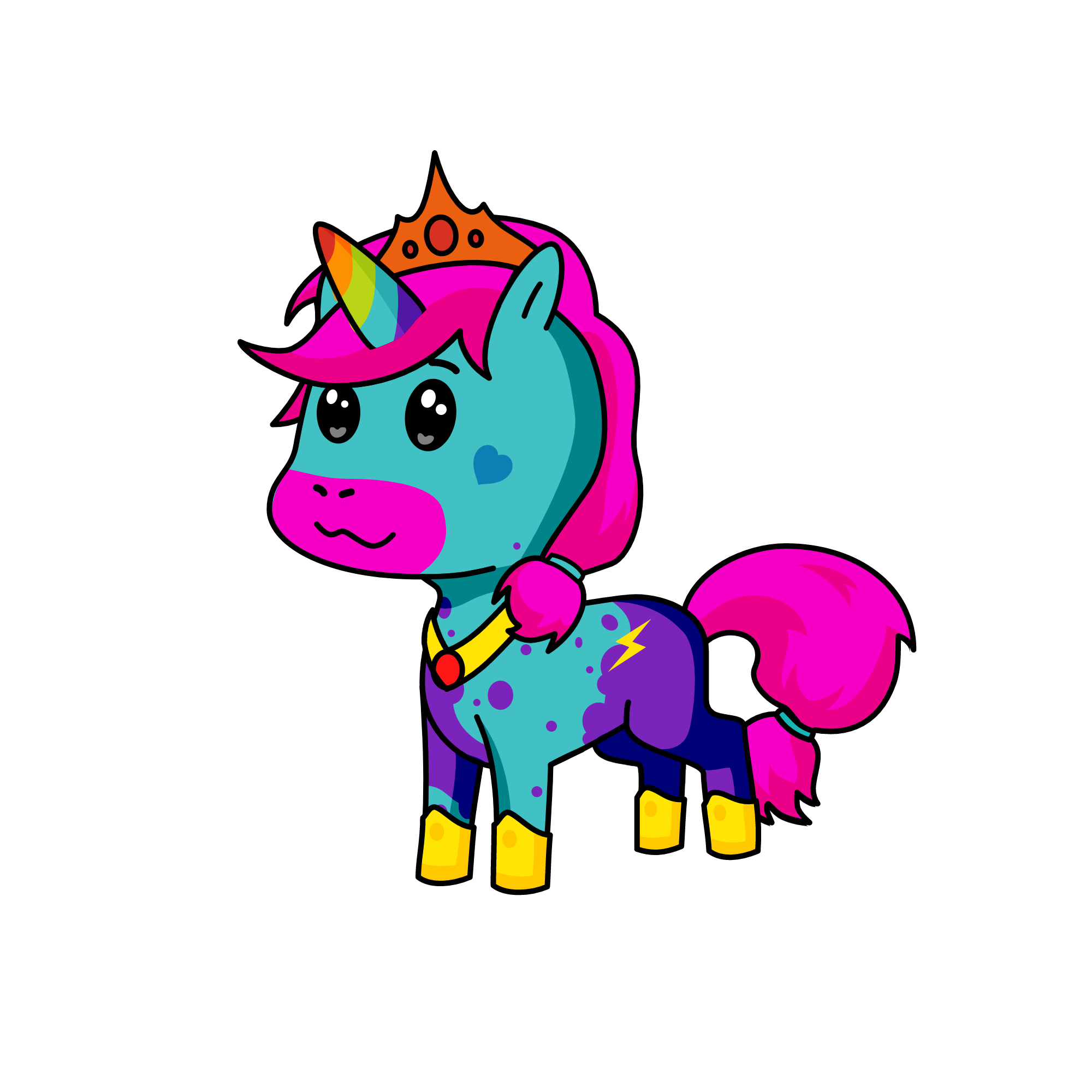 princess bolt, the unicorn