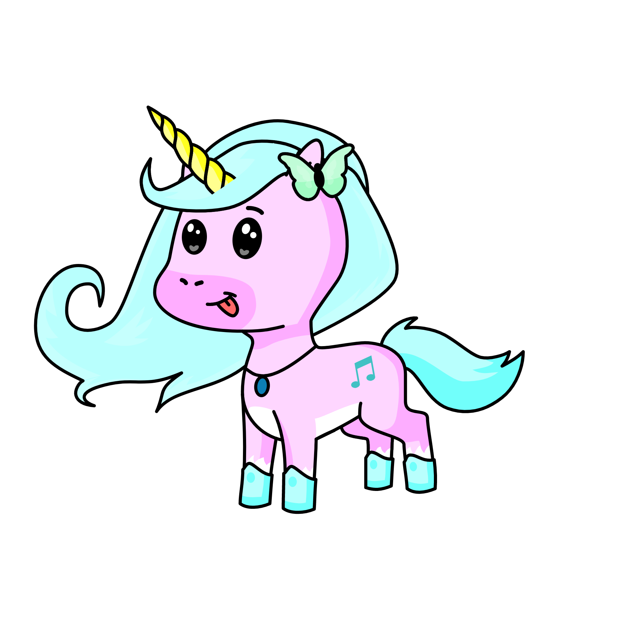 Cotton Candy, the unicorn
