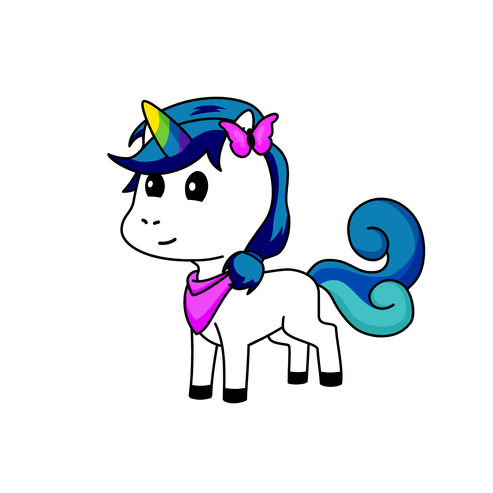 Lavender, the unicorn