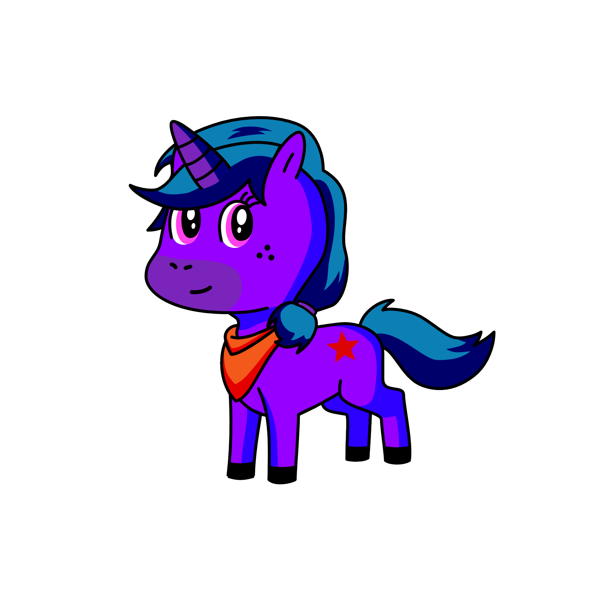 Princess Luna, the unicorn