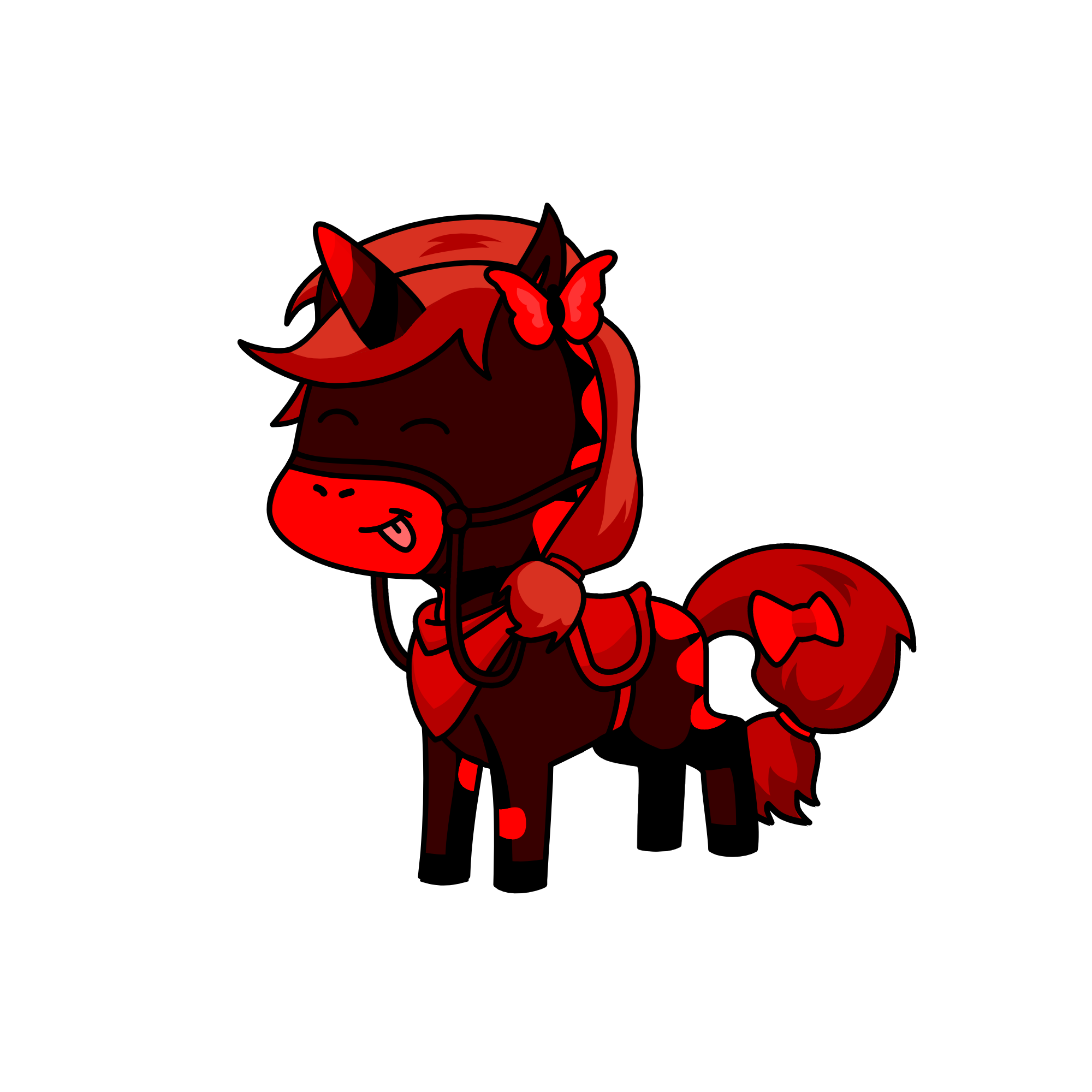 Carmine, the unicorn