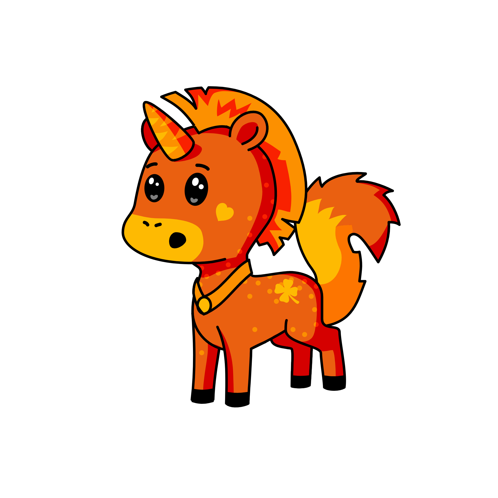 Royal, the unicorn
