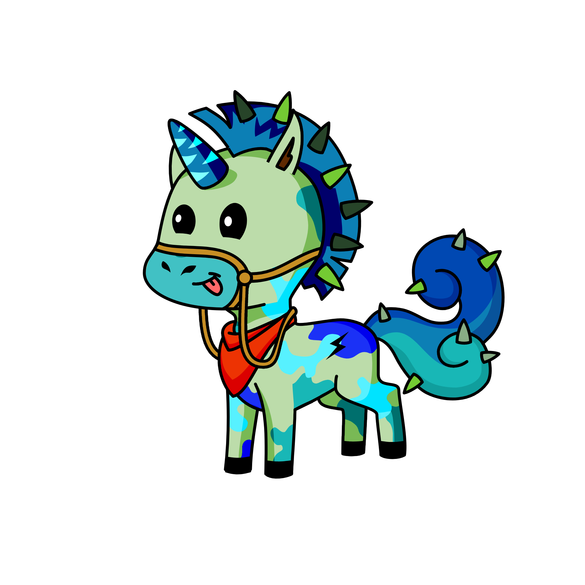 Scruthle!!!, the unicorn