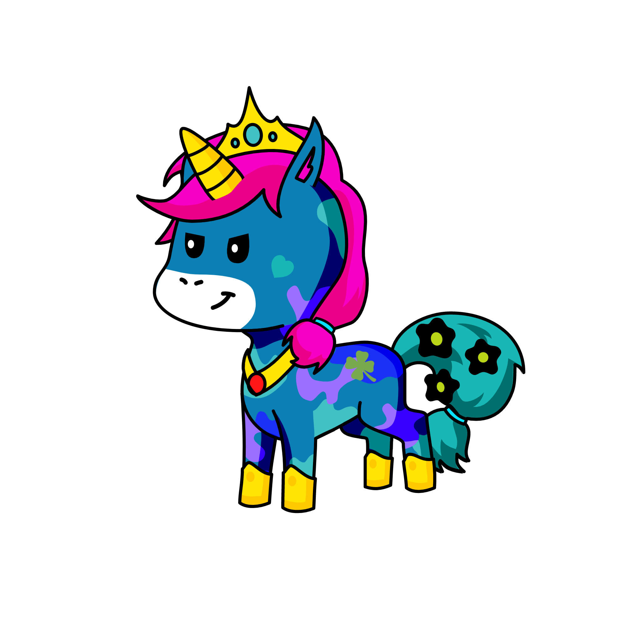 princess night glare, the unicorn