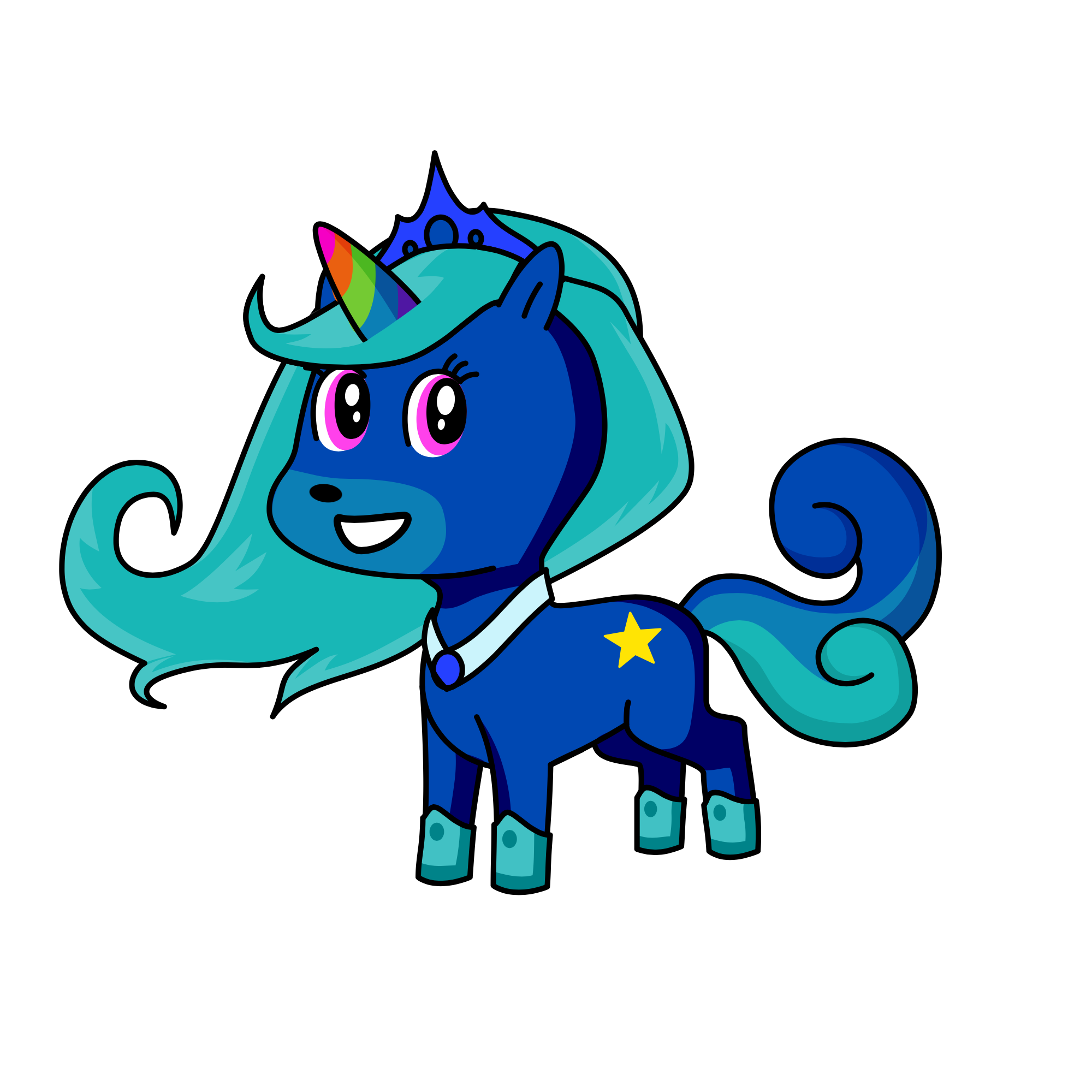 Luna, the unicorn