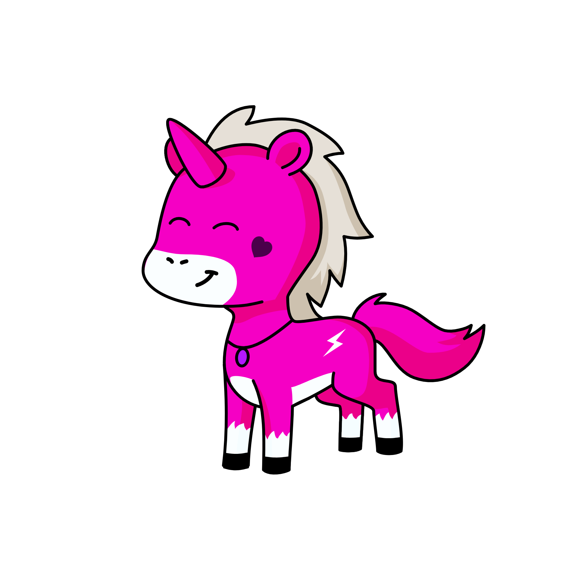 pinky, the unicorn