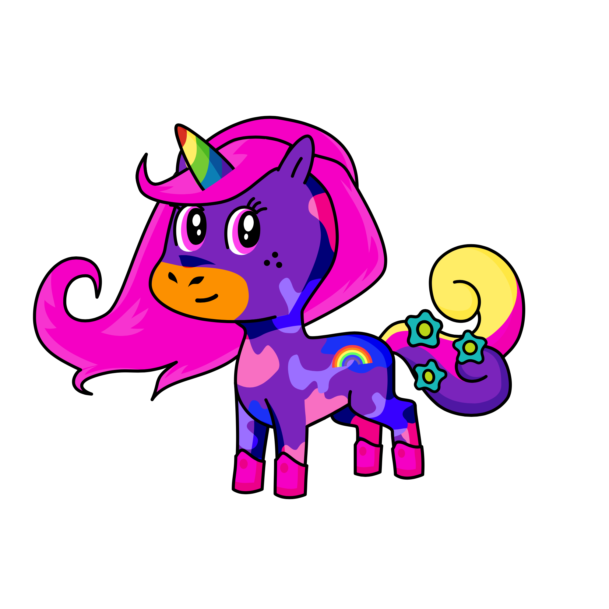 Aisha, the unicorn