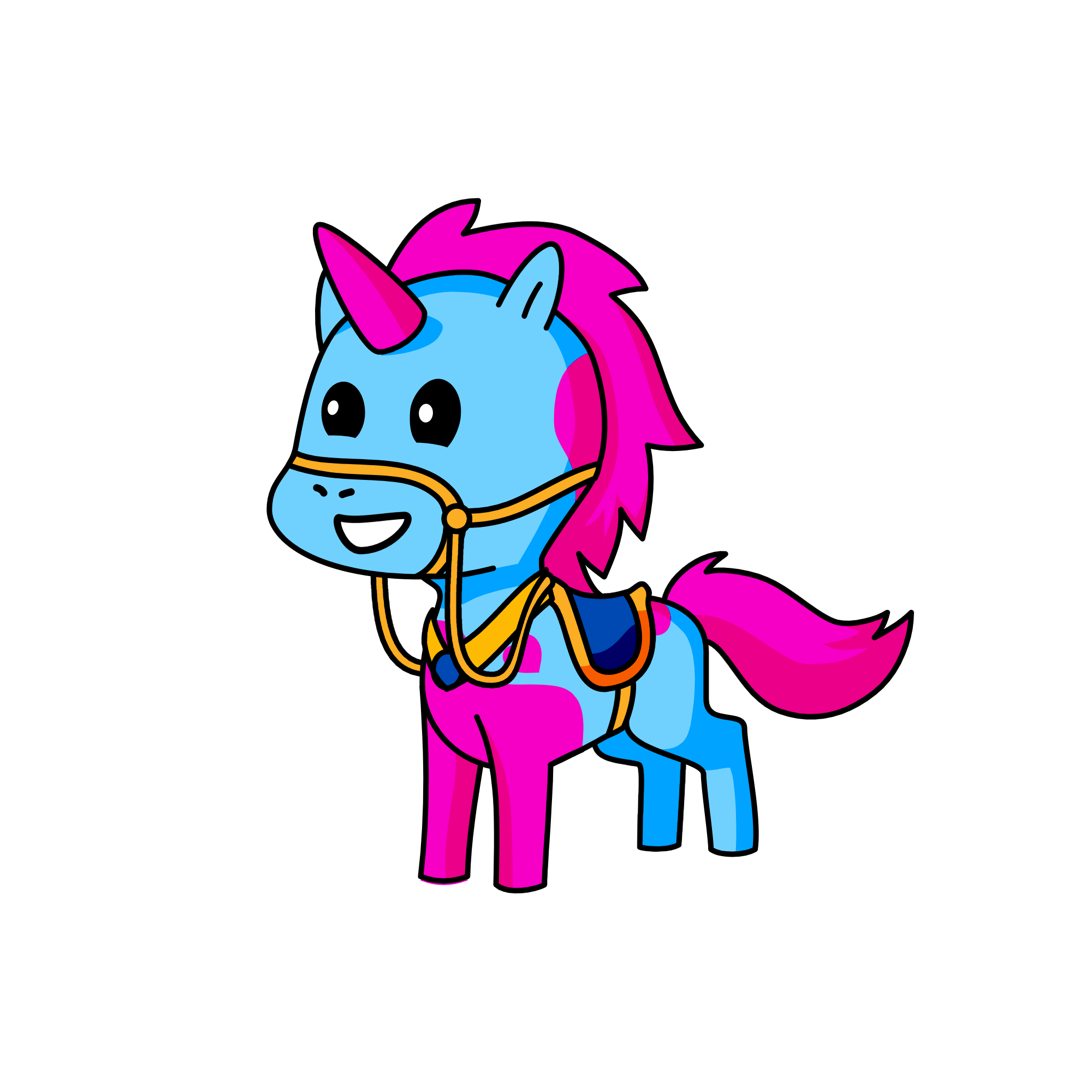 PinkIce, the unicorn