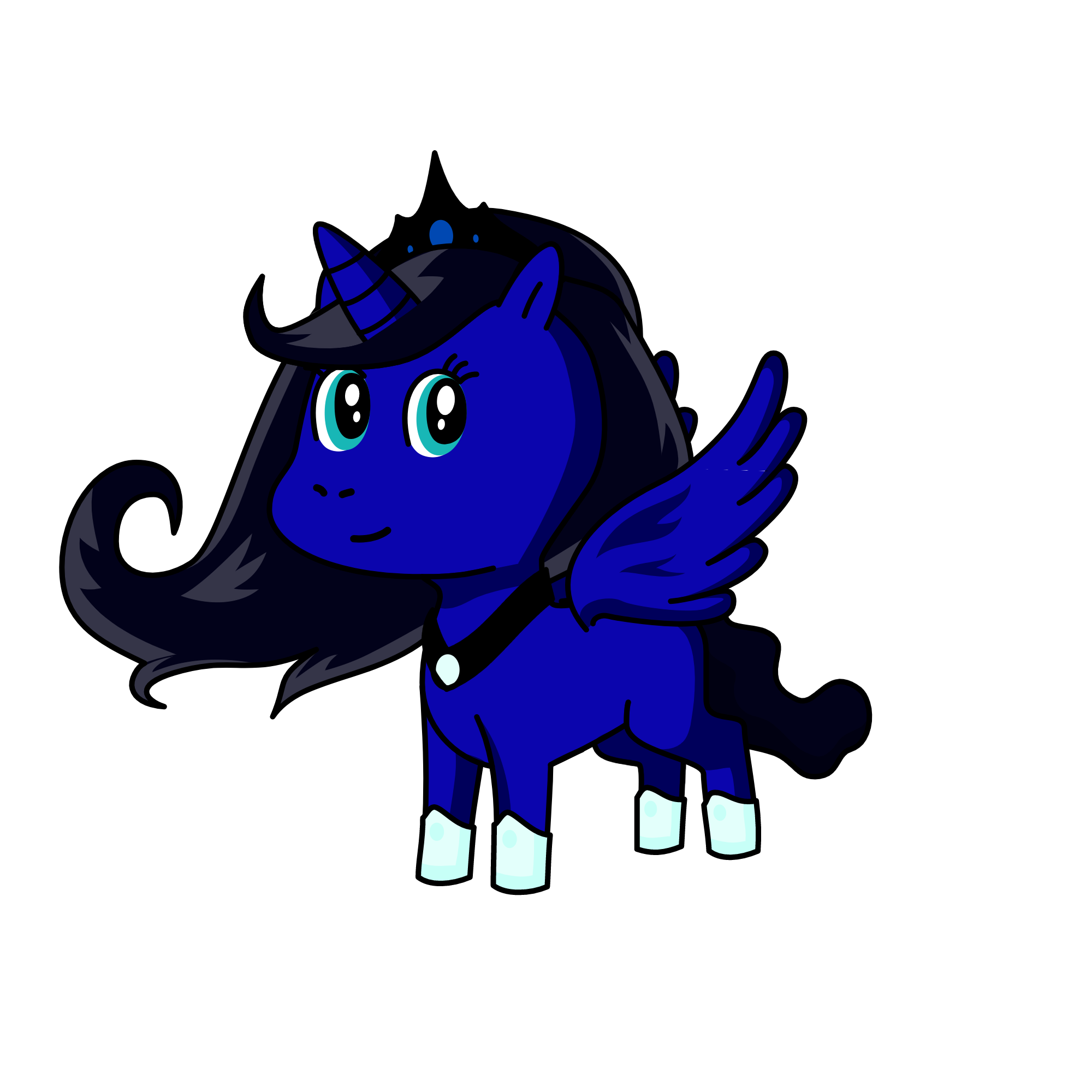 Princess Luna, the unicorn