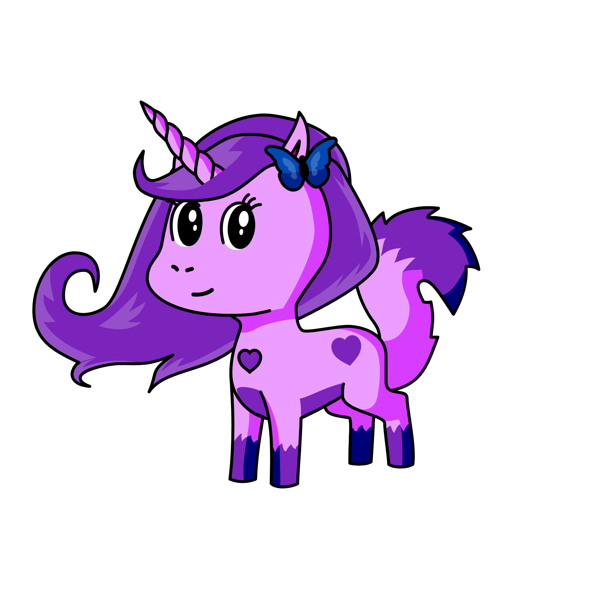 Violet , the unicorn